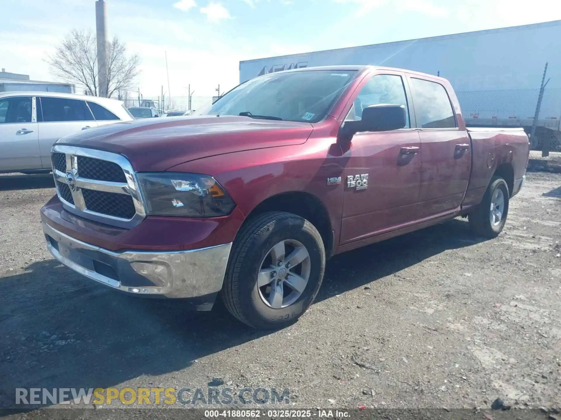 2 Photograph of a damaged car 1C6RR7TT9LS101047 RAM 1500 CLASSIC 2020