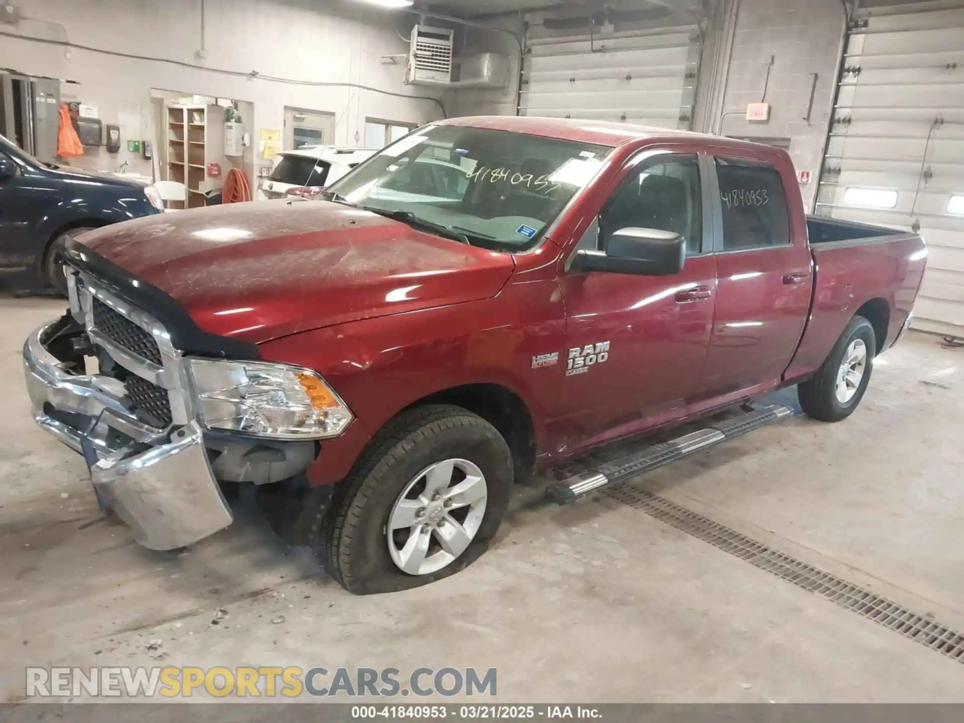 2 Photograph of a damaged car 1C6RR7TTXLS101249 RAM 1500 CLASSIC 2020