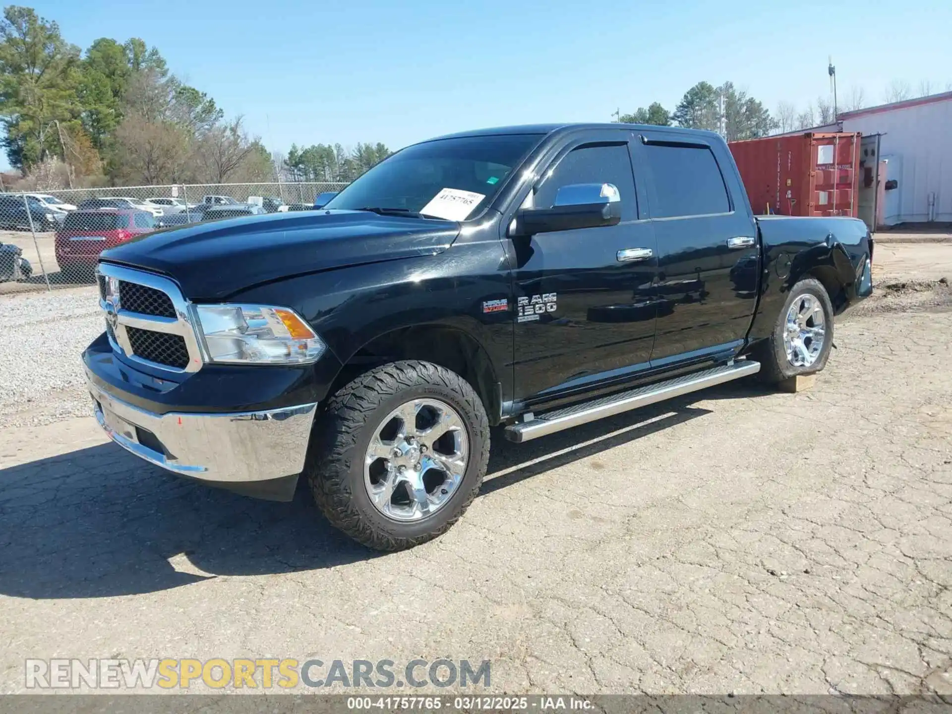 2 Photograph of a damaged car 3C6RR6KT2LG224661 RAM 1500 CLASSIC 2020