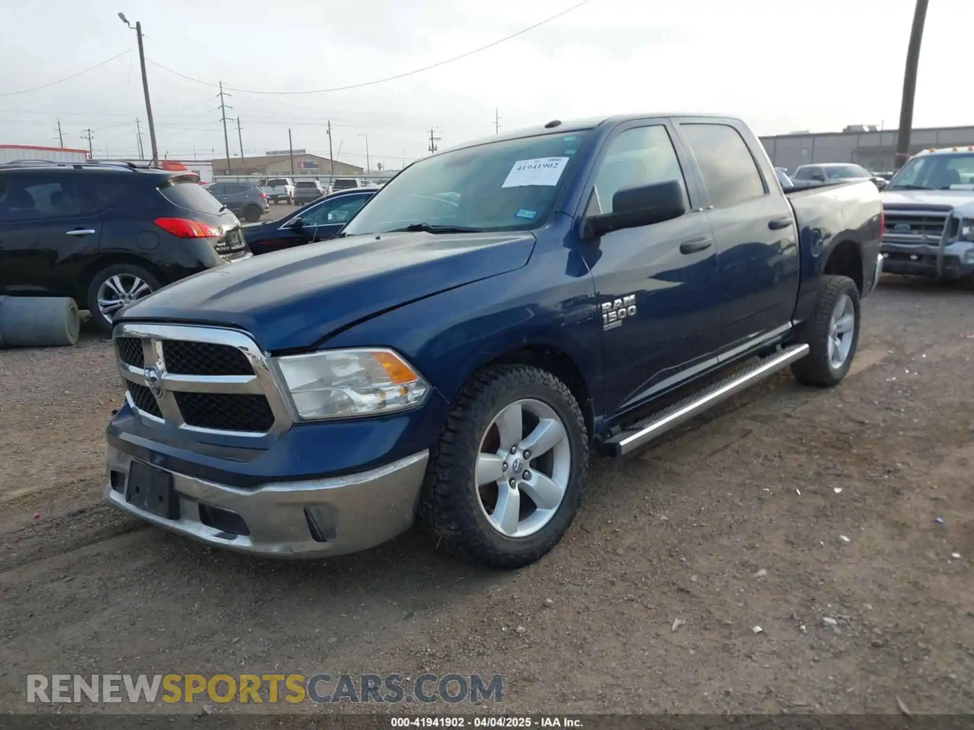 2 Photograph of a damaged car 3C6RR6KT5LG289889 RAM 1500 CLASSIC 2020