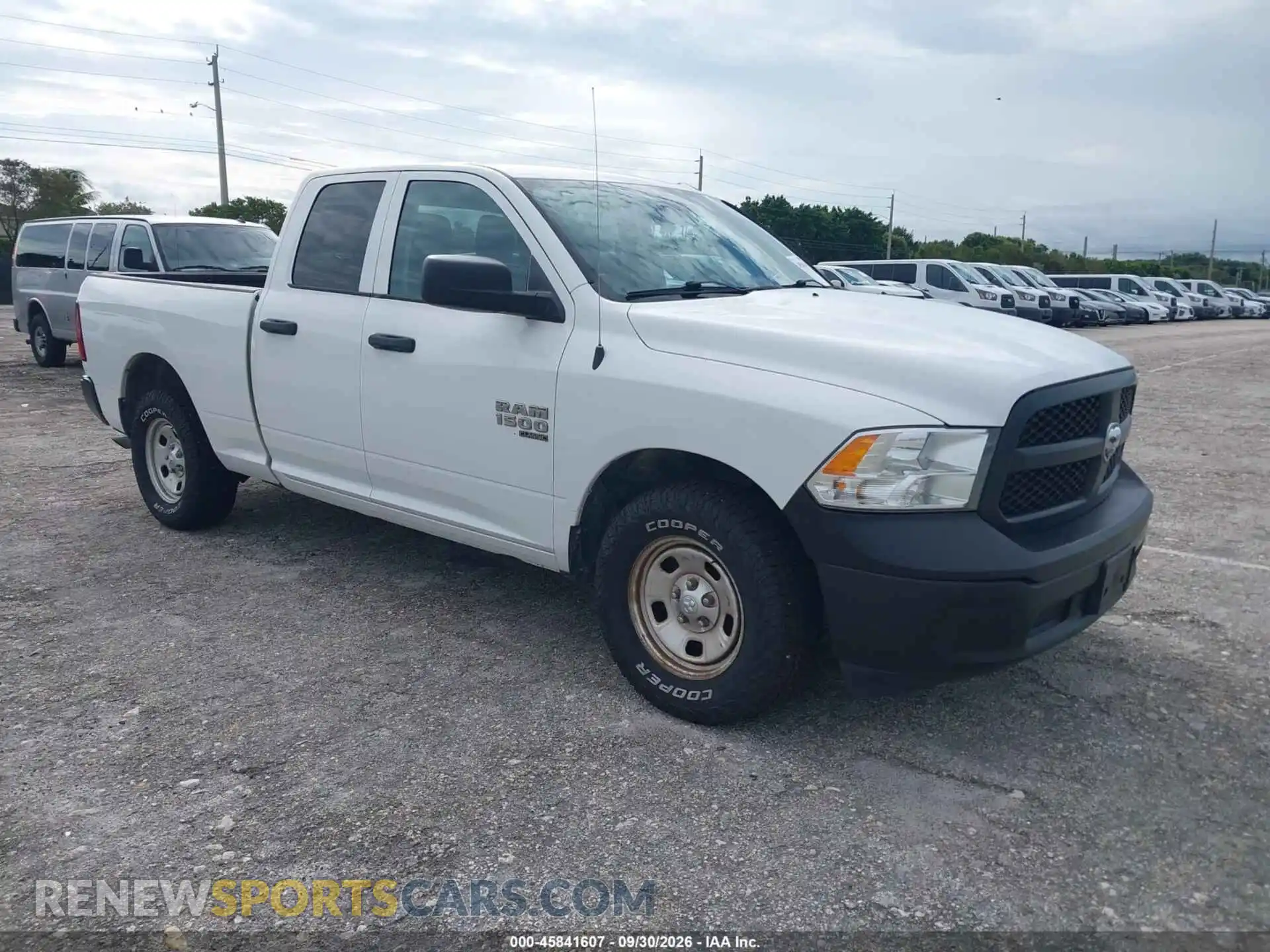 1 Photograph of a damaged car 1C6RR6FG2MS574850 RAM 1500 CLASSIC 2021