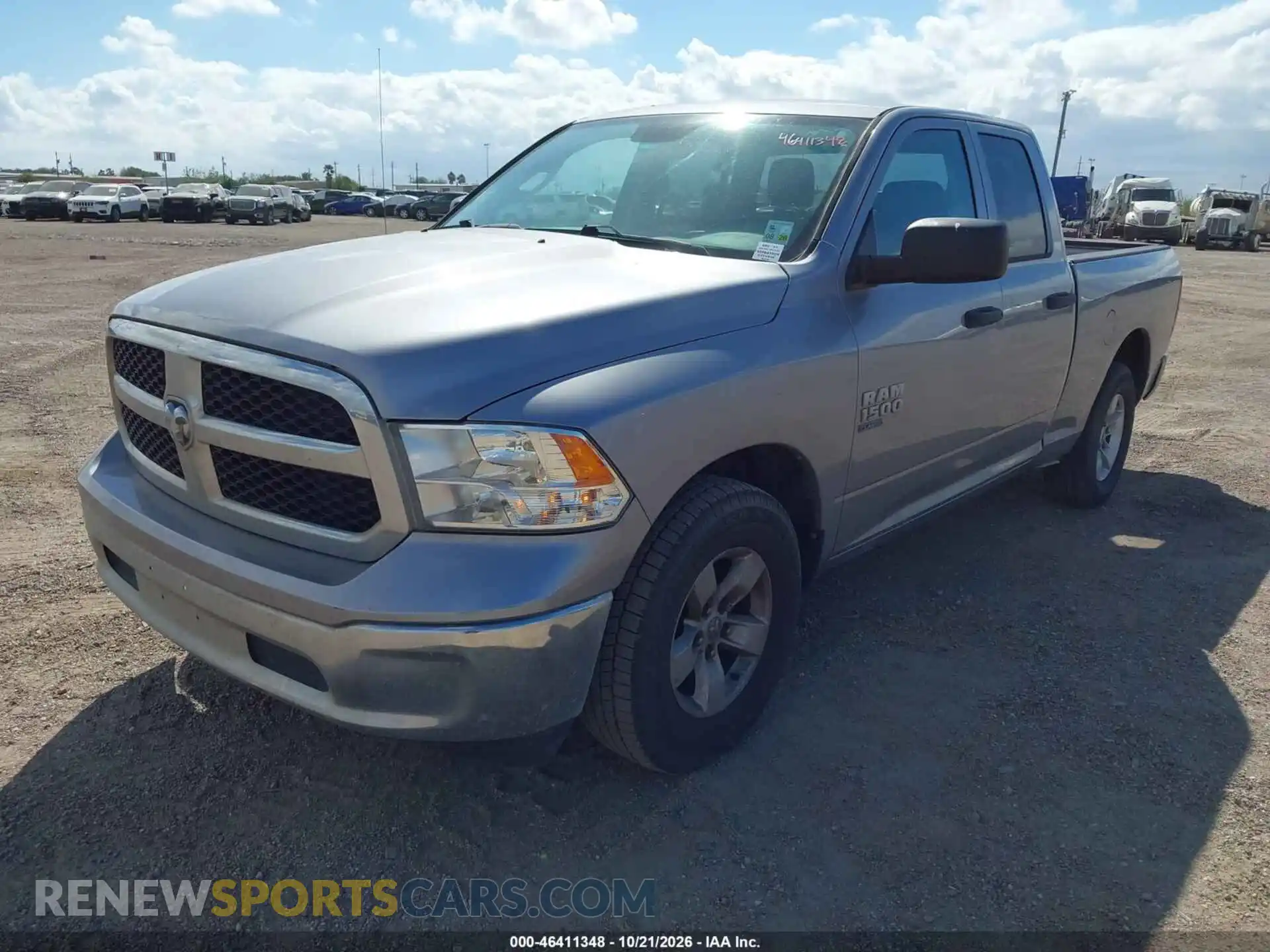 2 Photograph of a damaged car 1C6RR6FG3MS525107 RAM 1500 CLASSIC 2021