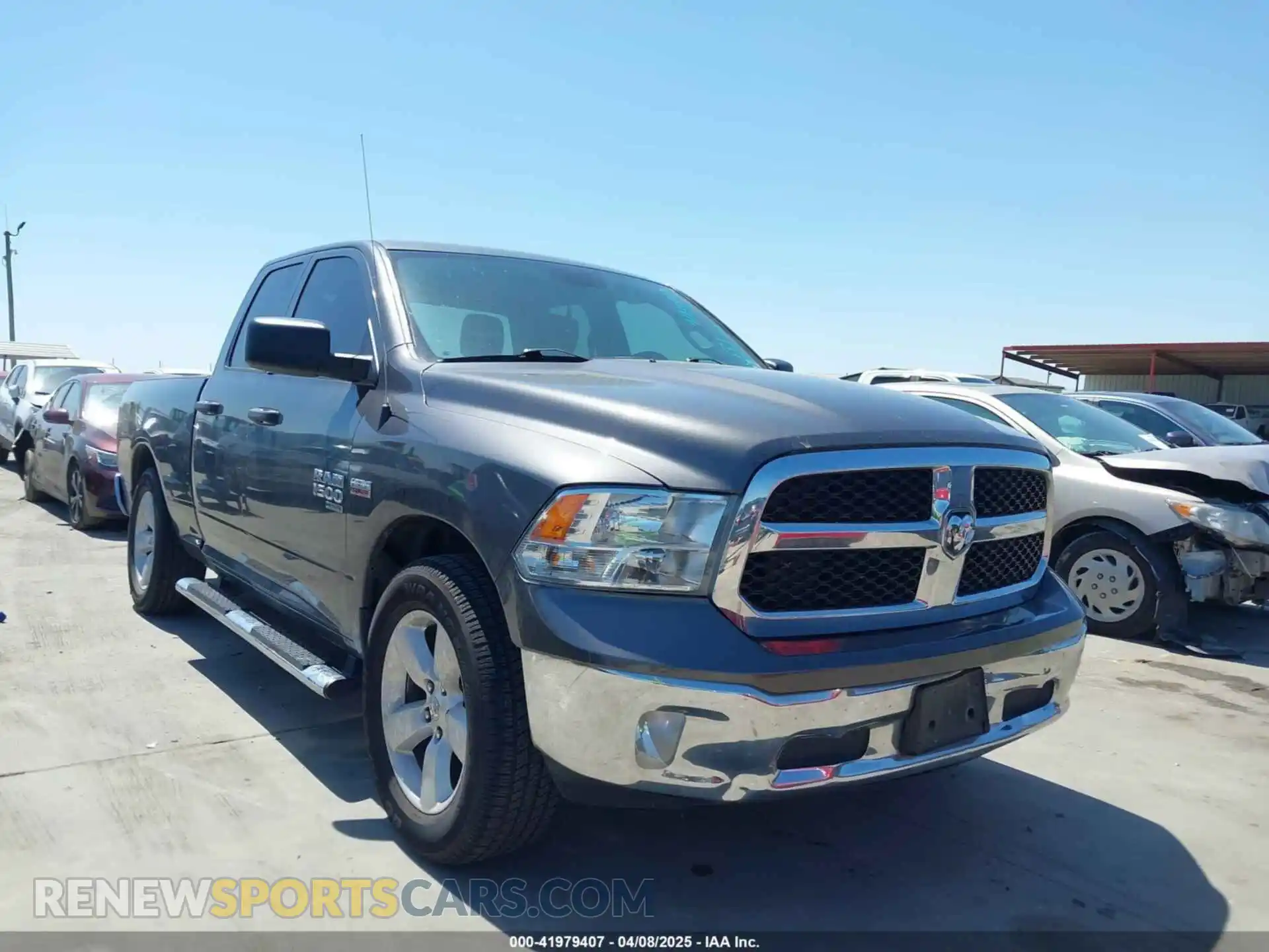 1 Photograph of a damaged car 1C6RR6FT9MS503545 RAM 1500 CLASSIC 2021