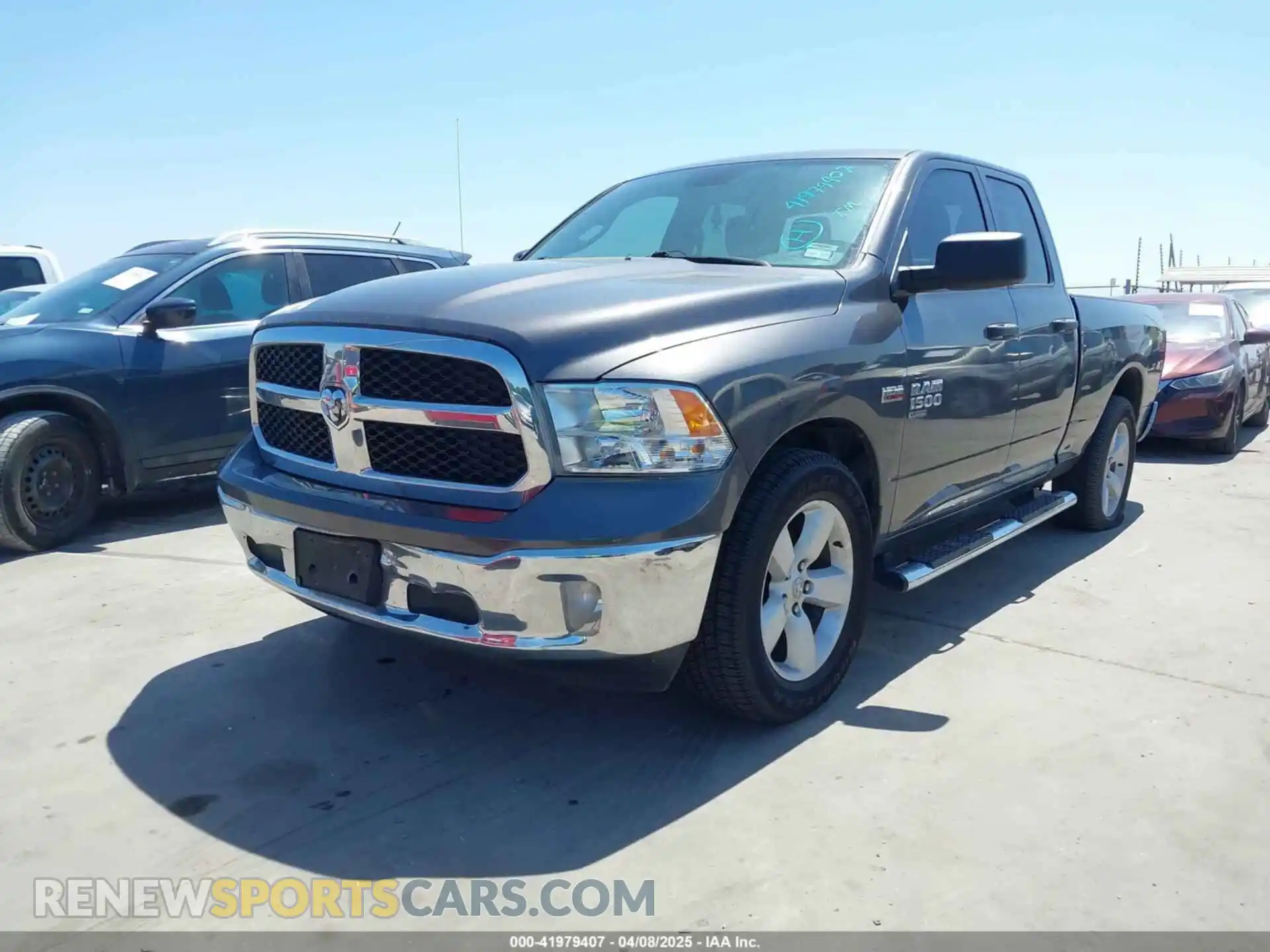 2 Photograph of a damaged car 1C6RR6FT9MS503545 RAM 1500 CLASSIC 2021