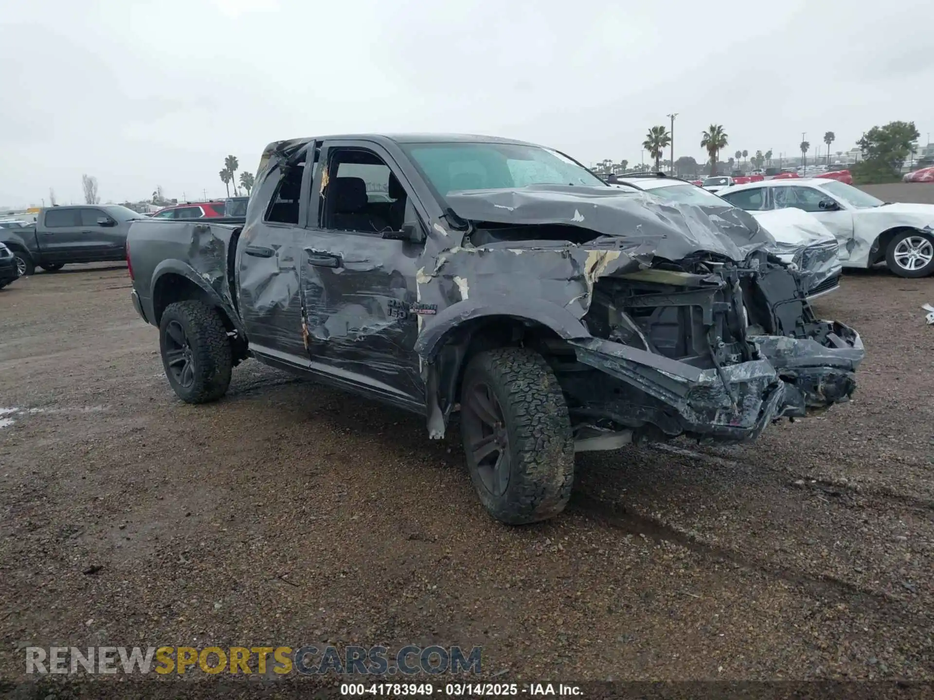 1 Photograph of a damaged car 1C6RR6GT3MS504009 RAM 1500 CLASSIC 2021