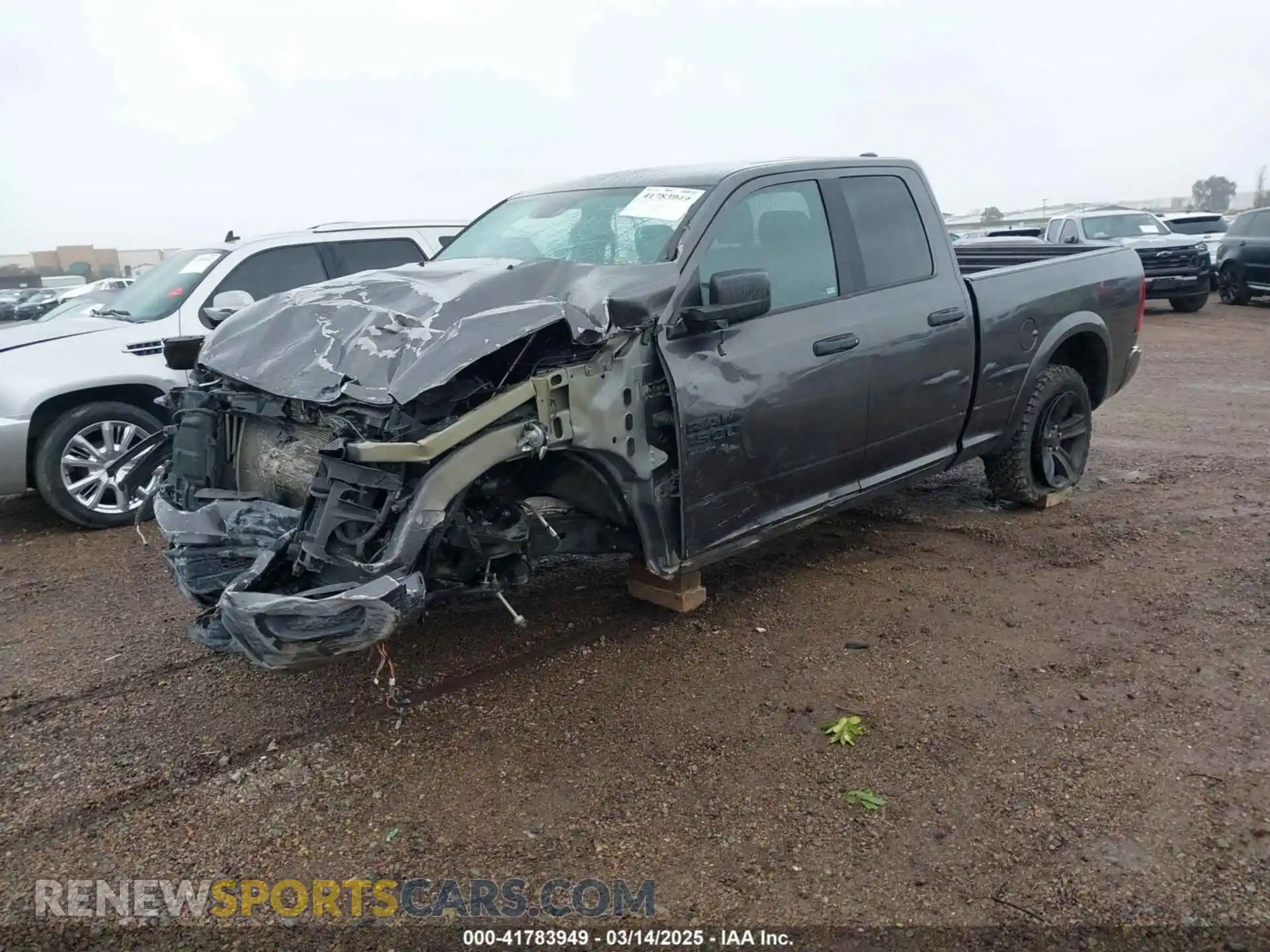 2 Photograph of a damaged car 1C6RR6GT3MS504009 RAM 1500 CLASSIC 2021