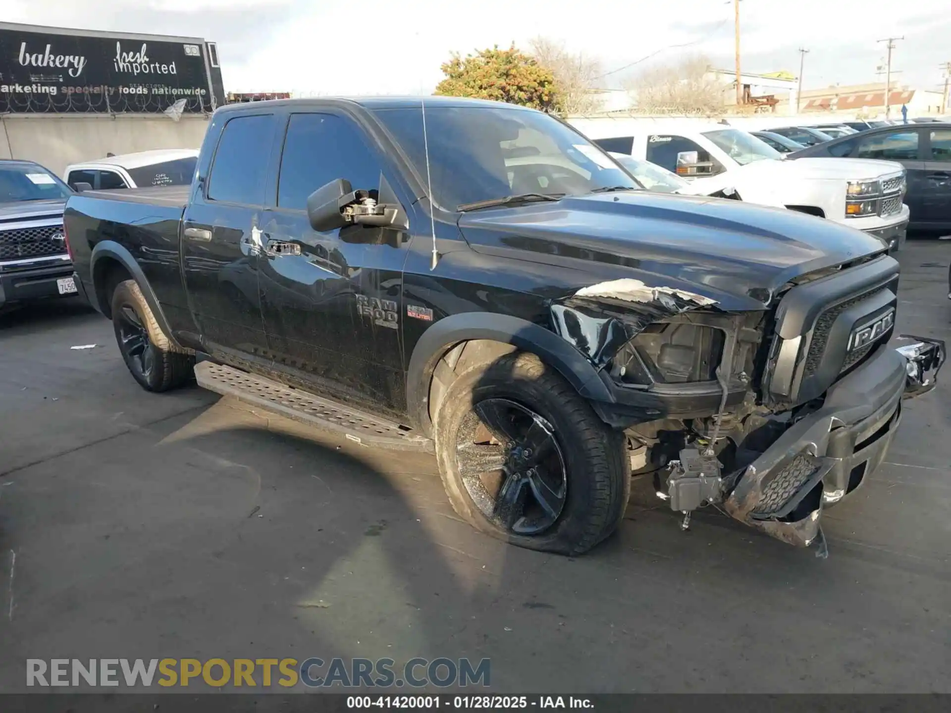 1 Photograph of a damaged car 1C6RR6GT9MS578177 RAM 1500 CLASSIC 2021