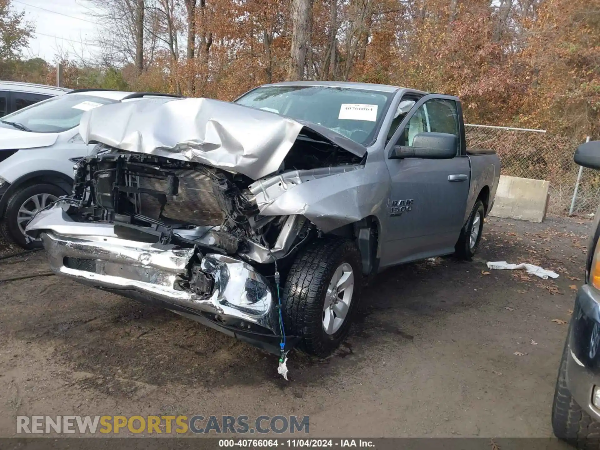2 Photograph of a damaged car 1C6RR6LG4MS530160 RAM 1500 CLASSIC 2021