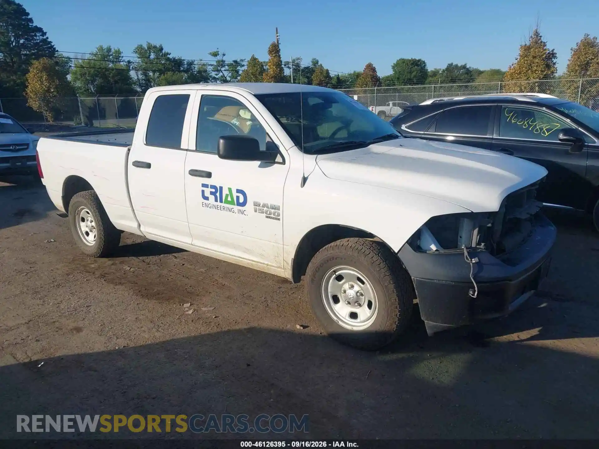 1 Photograph of a damaged car 1C6RR7FG4MS566979 RAM 1500 CLASSIC 2021