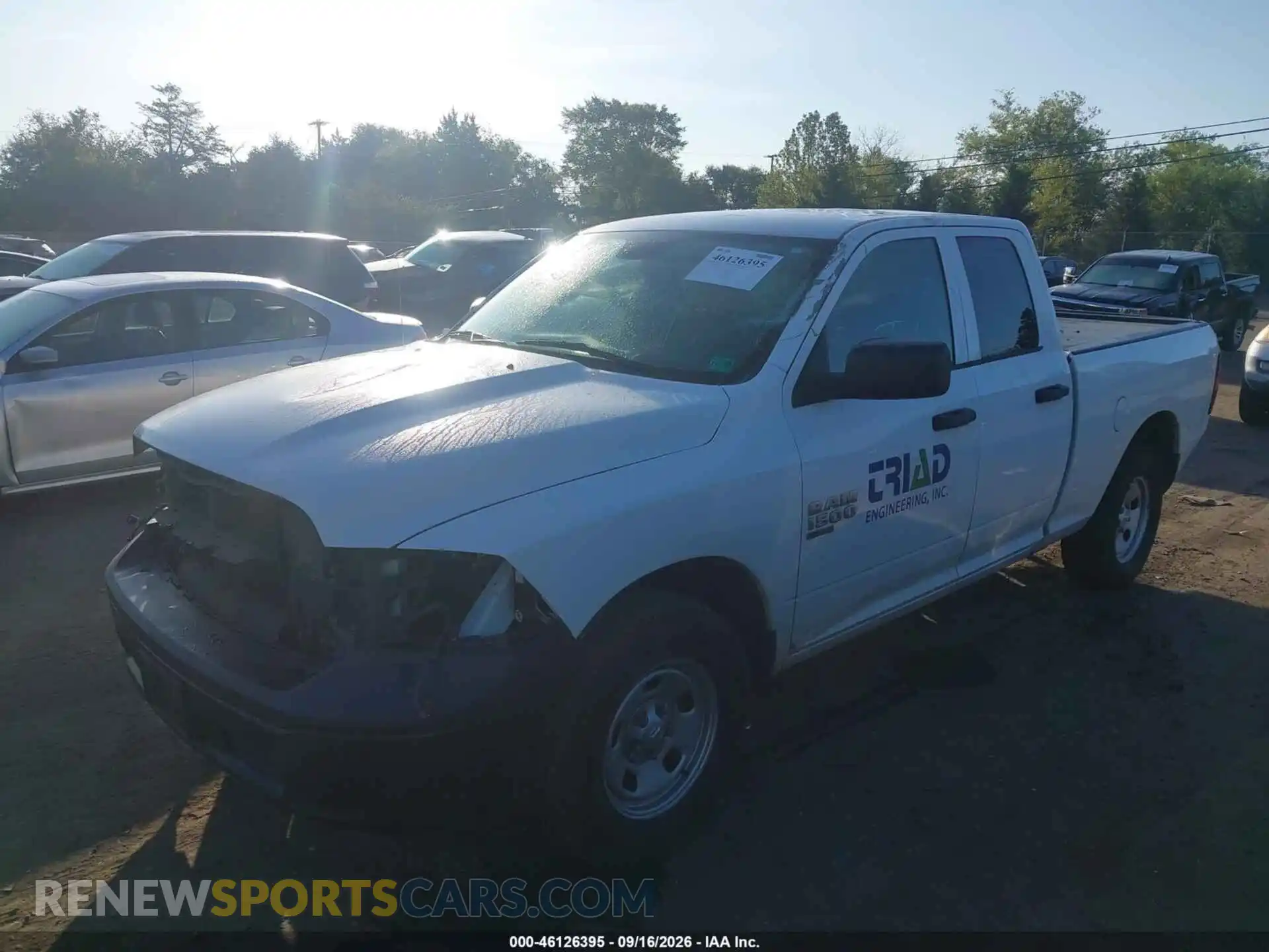 2 Photograph of a damaged car 1C6RR7FG4MS566979 RAM 1500 CLASSIC 2021