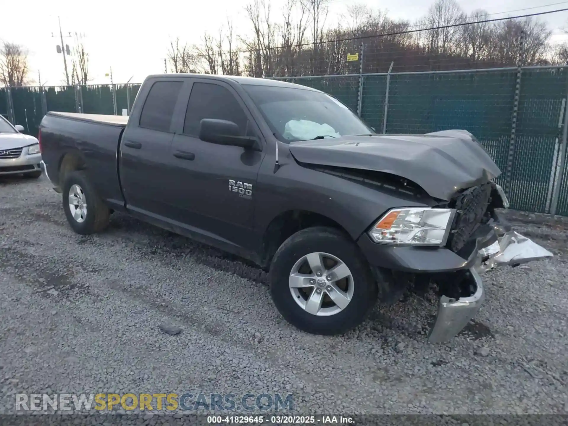 1 Photograph of a damaged car 1C6RR7FGXMS515681 RAM 1500 CLASSIC 2021