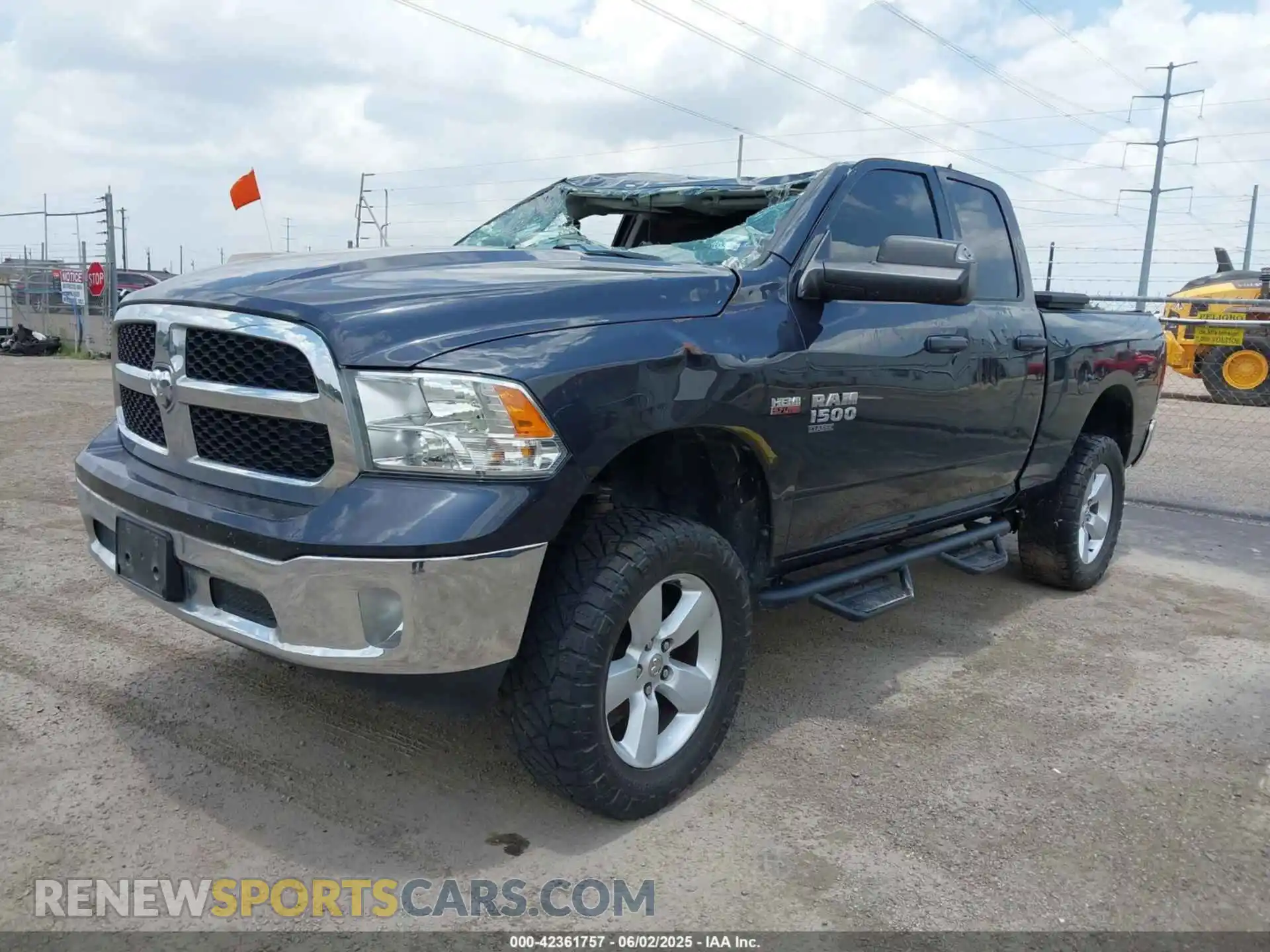 2 Photograph of a damaged car 1C6RR7FT9MS504605 RAM 1500 CLASSIC 2021