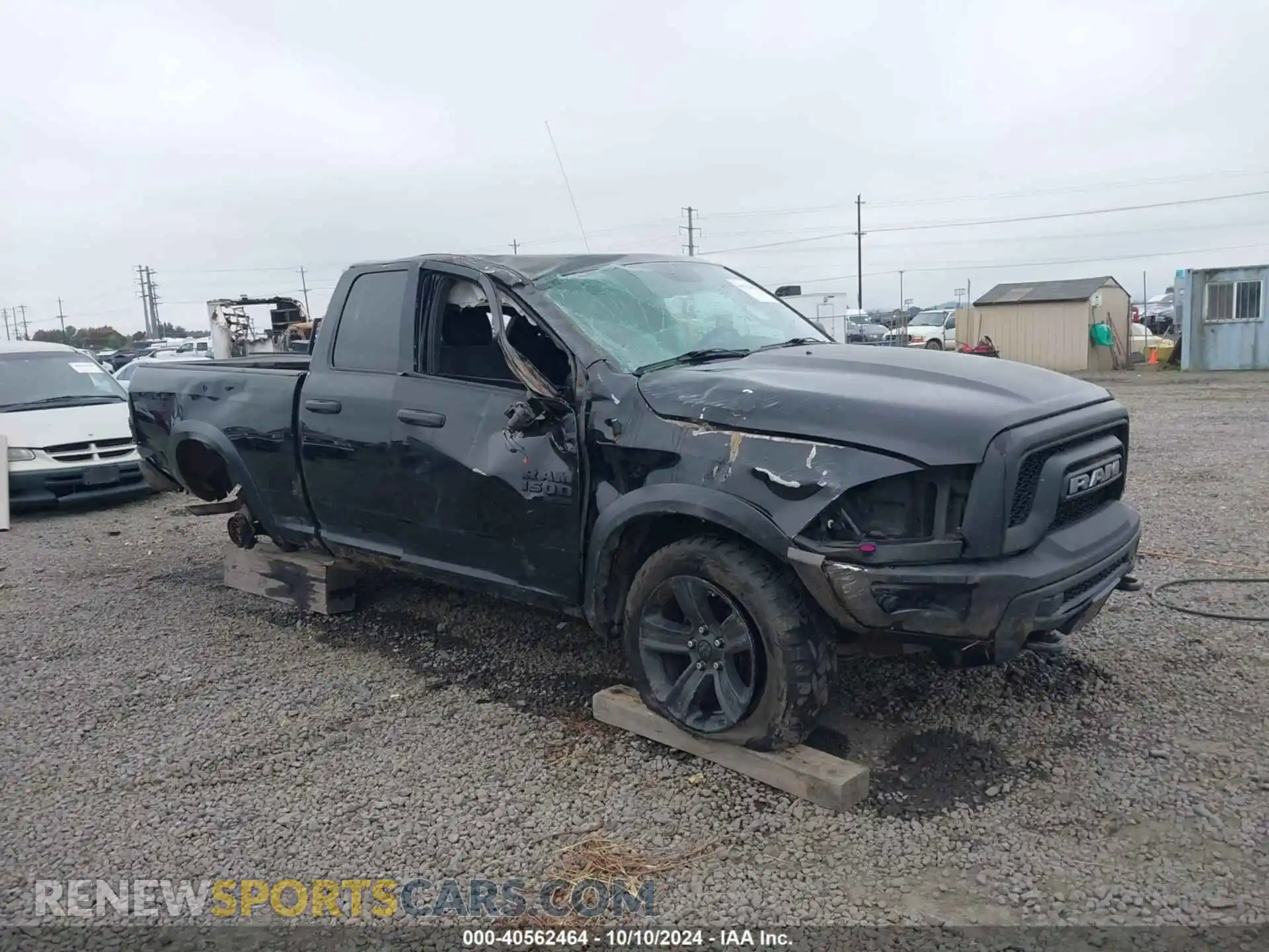 1 Photograph of a damaged car 1C6RR7GG0MS537221 RAM 1500 CLASSIC 2021