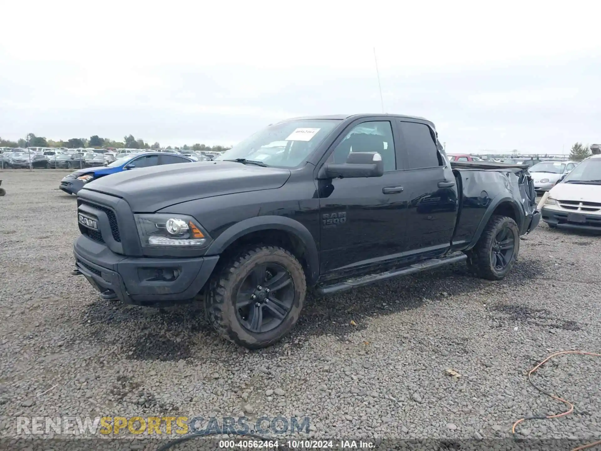 2 Photograph of a damaged car 1C6RR7GG0MS537221 RAM 1500 CLASSIC 2021