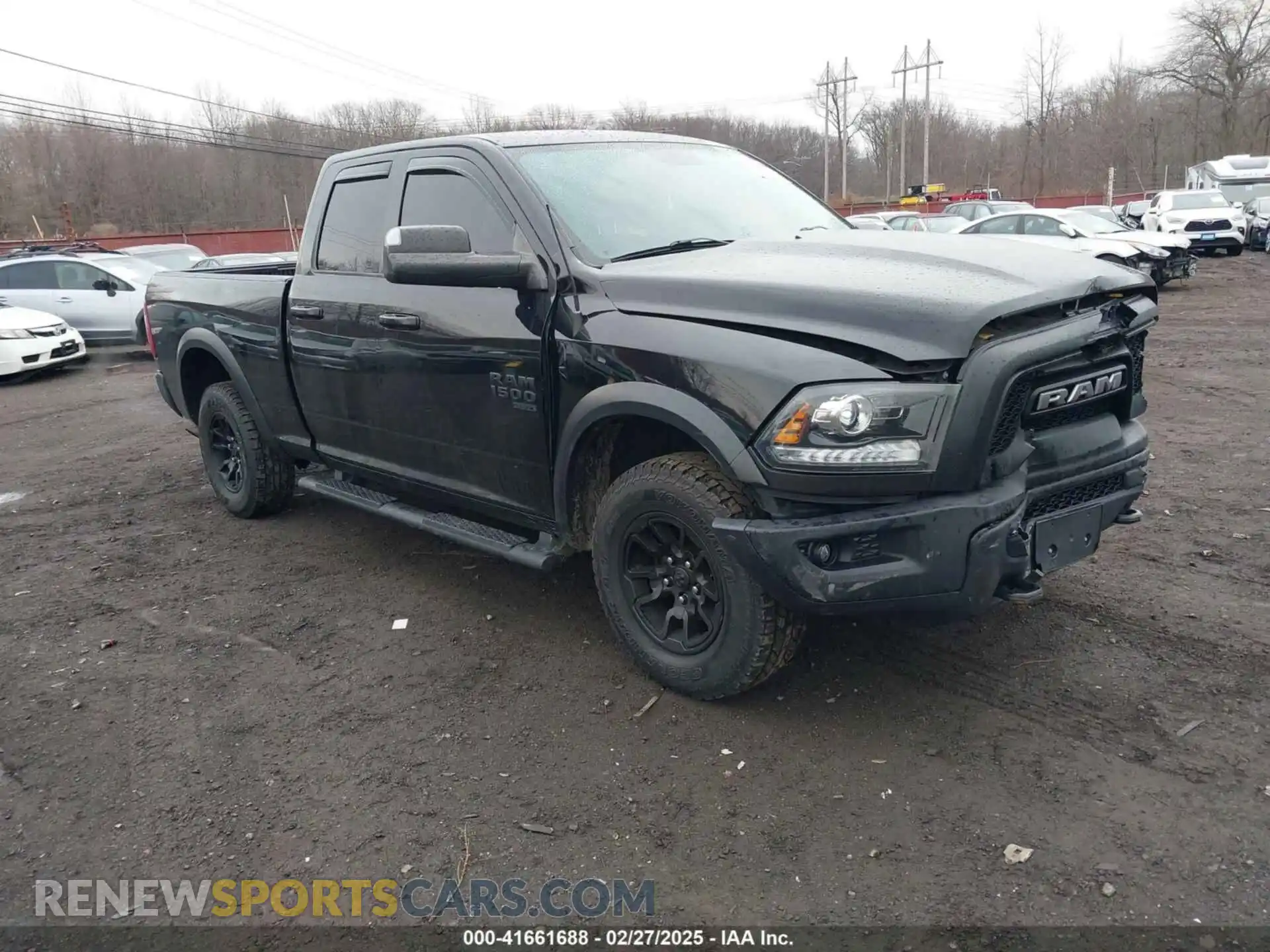1 Photograph of a damaged car 1C6RR7GG0MS555492 RAM 1500 CLASSIC 2021