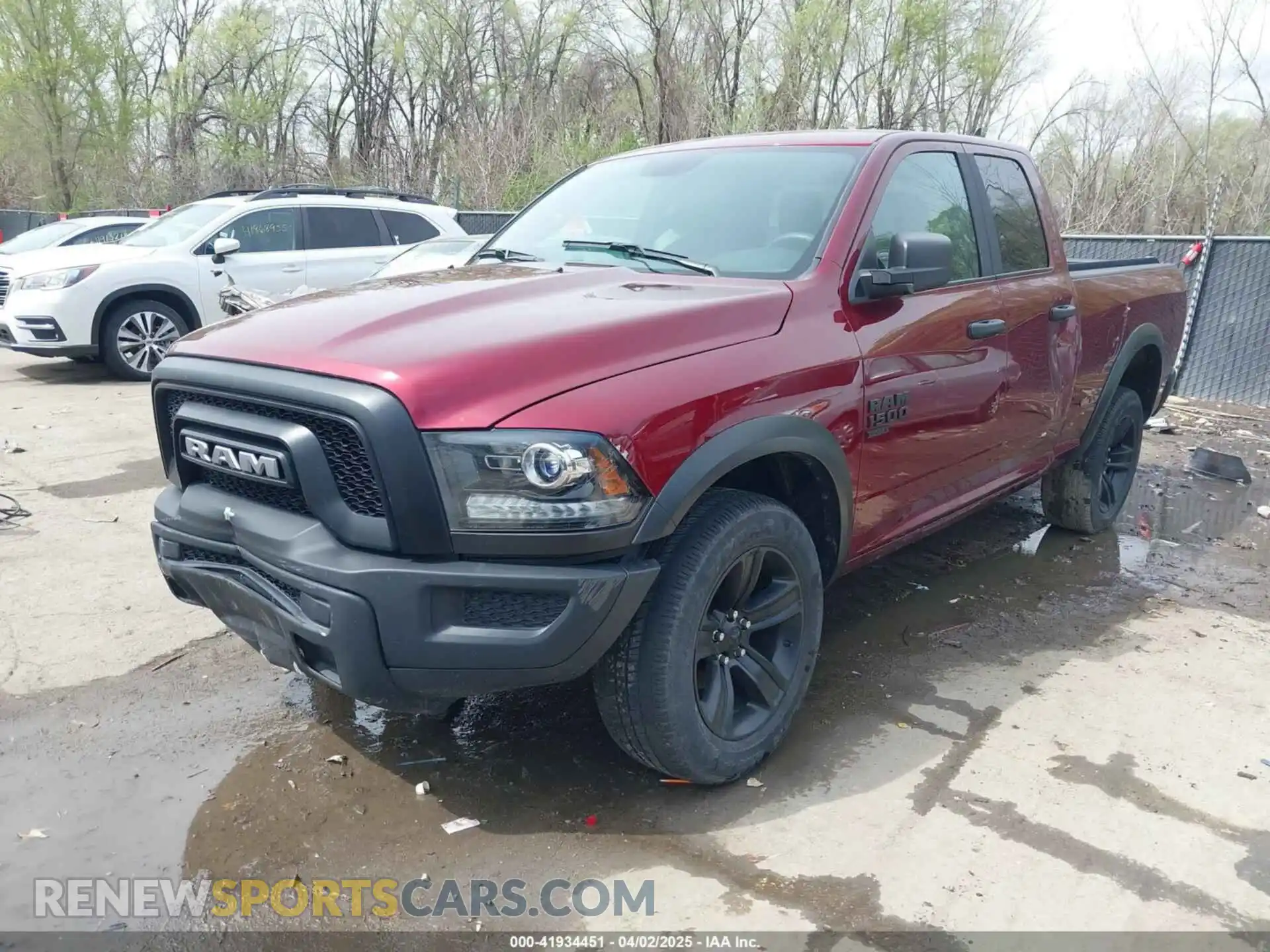 2 Photograph of a damaged car 1C6RR7GG1MS526454 RAM 1500 CLASSIC 2021