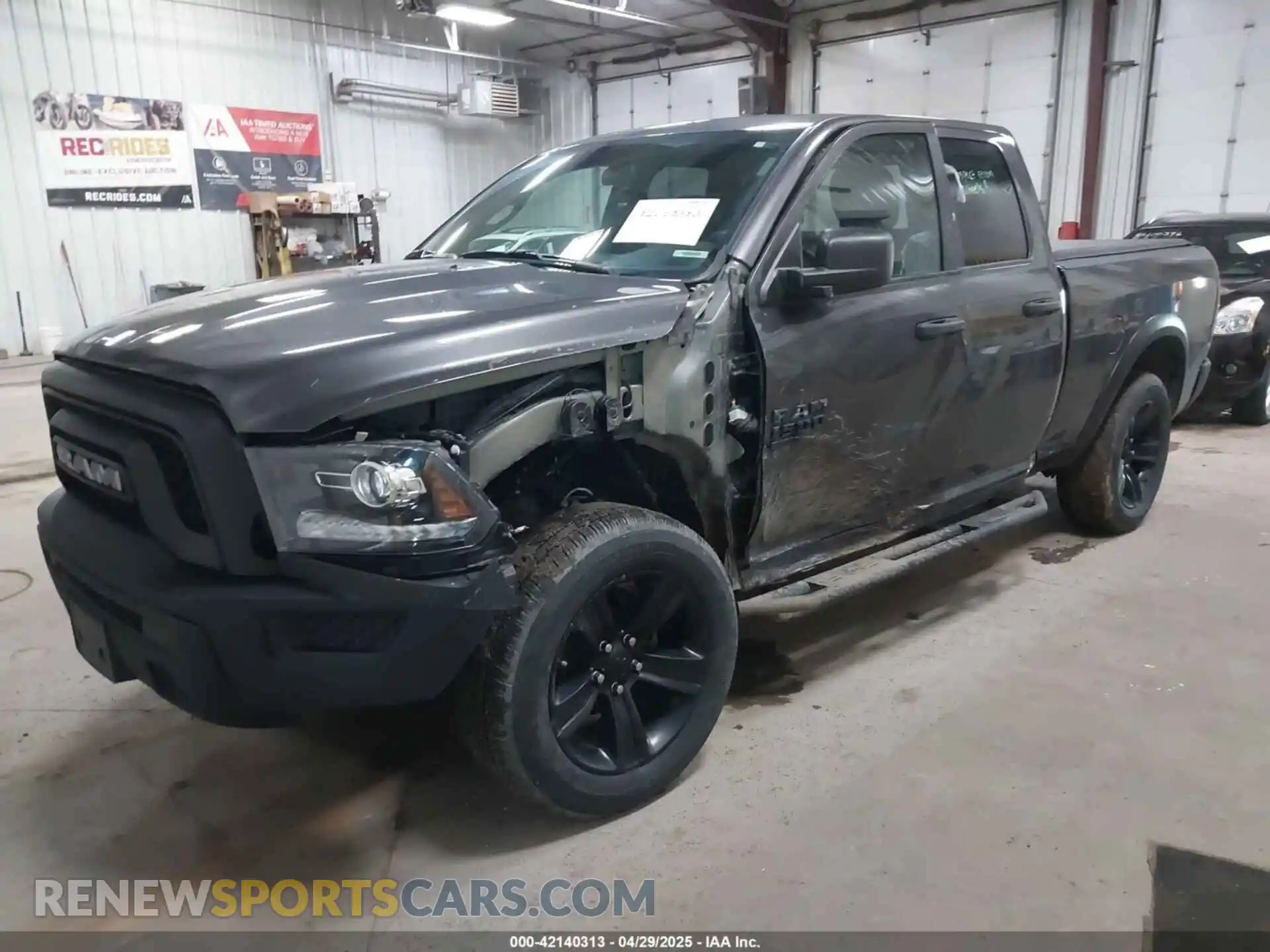 2 Photograph of a damaged car 1C6RR7GG6MS510833 RAM 1500 CLASSIC 2021