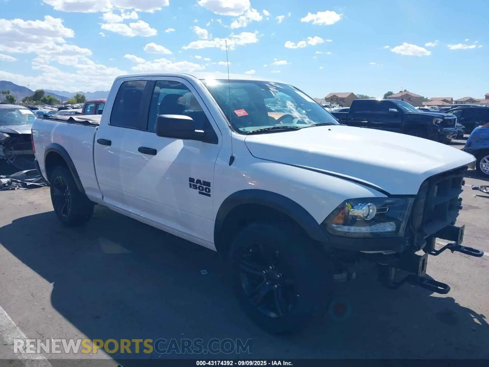 1 Photograph of a damaged car 1C6RR7GG6MS531147 RAM 1500 CLASSIC 2021