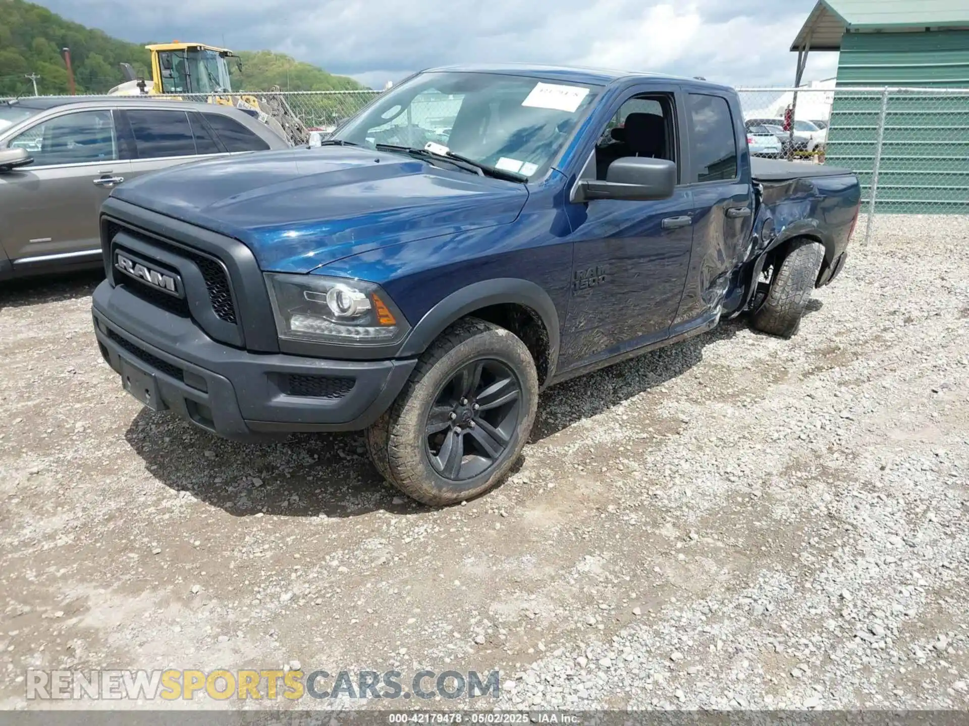 2 Photograph of a damaged car 1C6RR7GG6MS588626 RAM 1500 CLASSIC 2021
