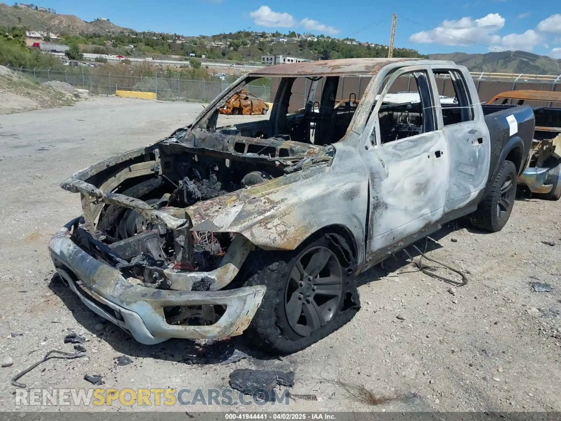 2 Photograph of a damaged car 1C6RR7GG9MS568984 RAM 1500 CLASSIC 2021