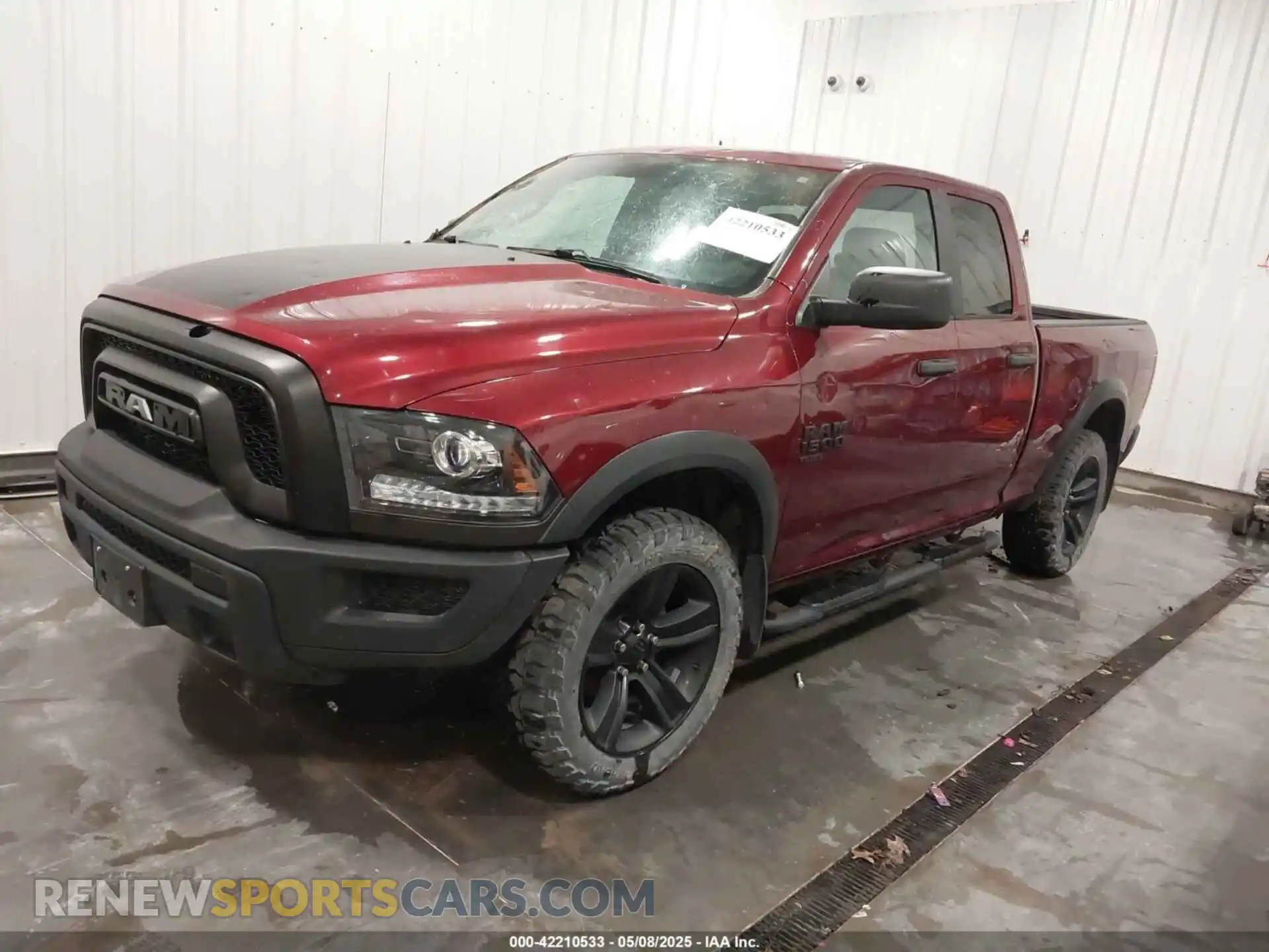 2 Photograph of a damaged car 1C6RR7GGXMS544502 RAM 1500 CLASSIC 2021