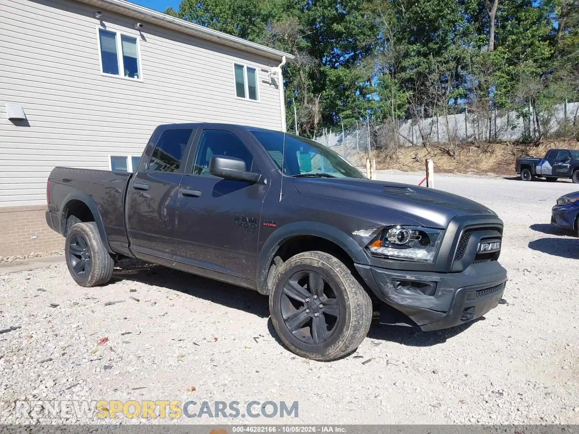 1 Photograph of a damaged car 1C6RR7GT0MS578106 RAM 1500 CLASSIC 2021