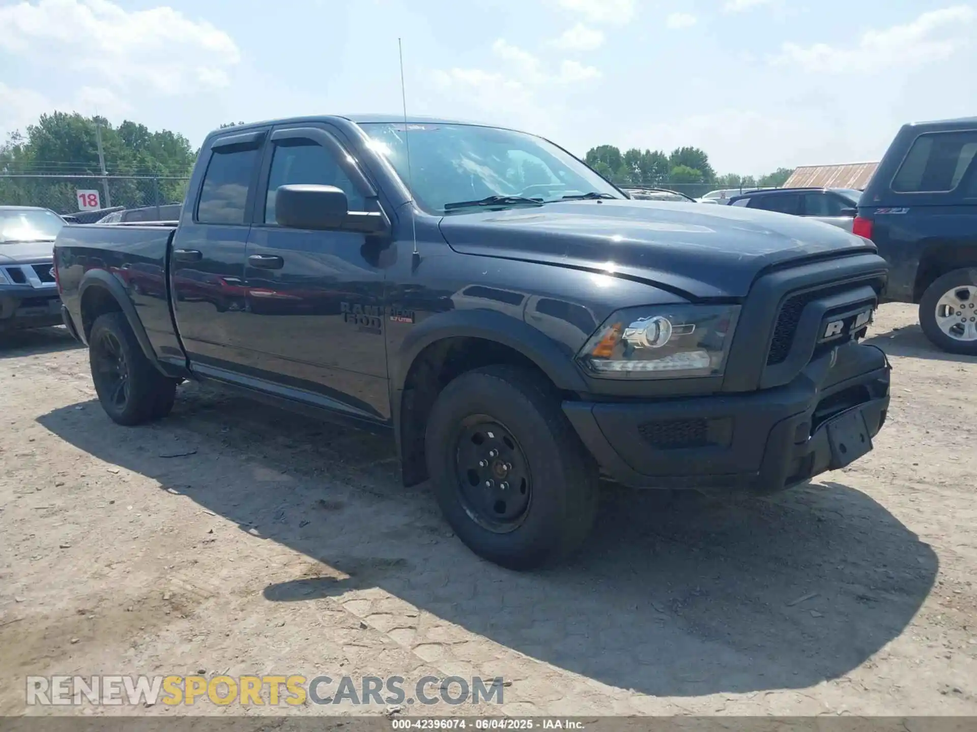 1 Photograph of a damaged car 1C6RR7GT1MS510154 RAM 1500 CLASSIC 2021