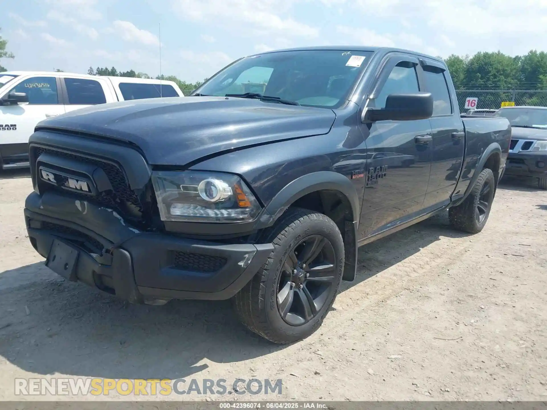 2 Photograph of a damaged car 1C6RR7GT1MS510154 RAM 1500 CLASSIC 2021