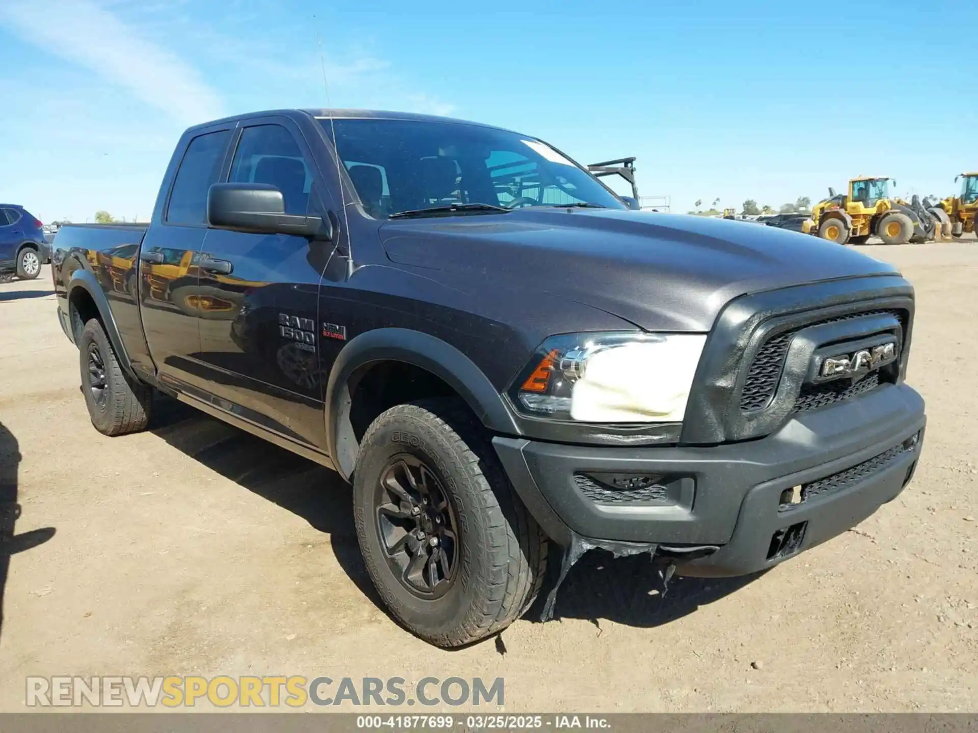 1 Photograph of a damaged car 1C6RR7GT1MS590569 RAM 1500 CLASSIC 2021