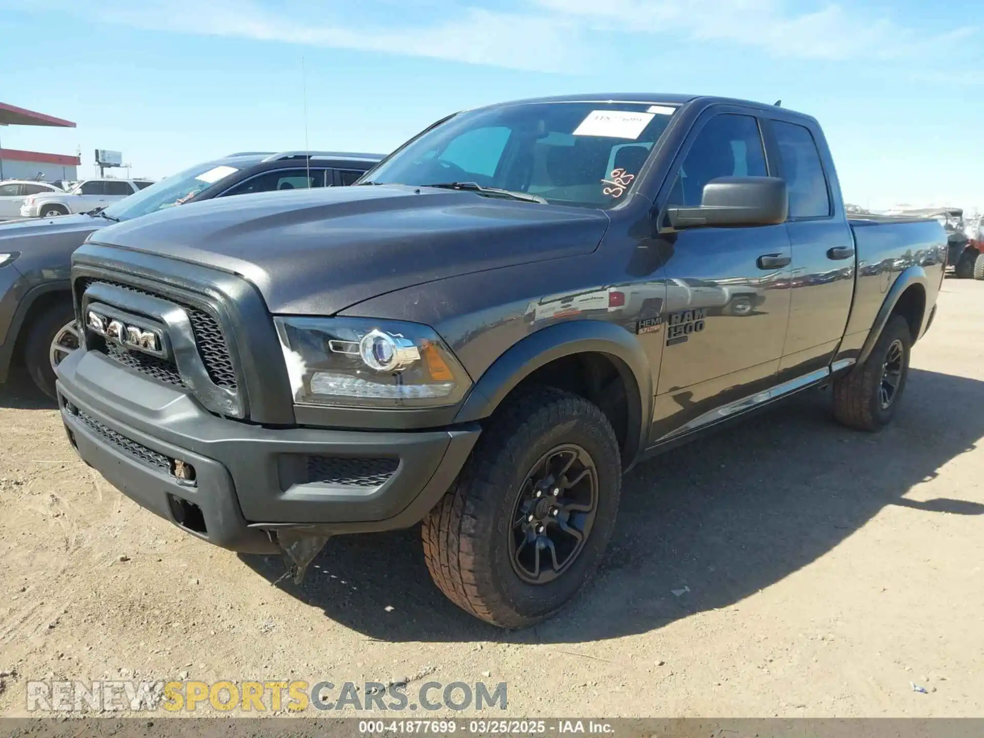 2 Photograph of a damaged car 1C6RR7GT1MS590569 RAM 1500 CLASSIC 2021