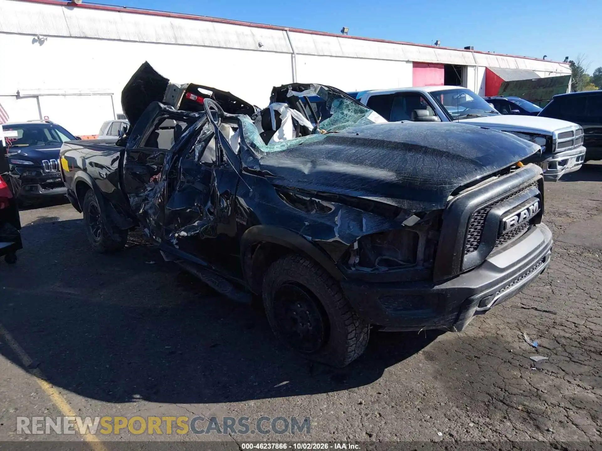 1 Photograph of a damaged car 1C6RR7GT6MS568325 RAM 1500 CLASSIC 2021