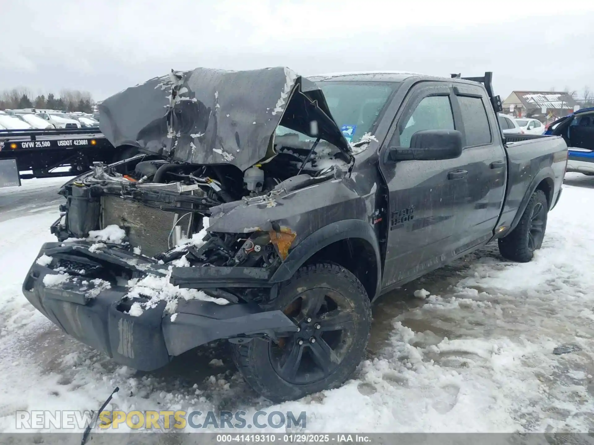 2 Photograph of a damaged car 1C6RR7GT8MS510233 RAM 1500 CLASSIC 2021
