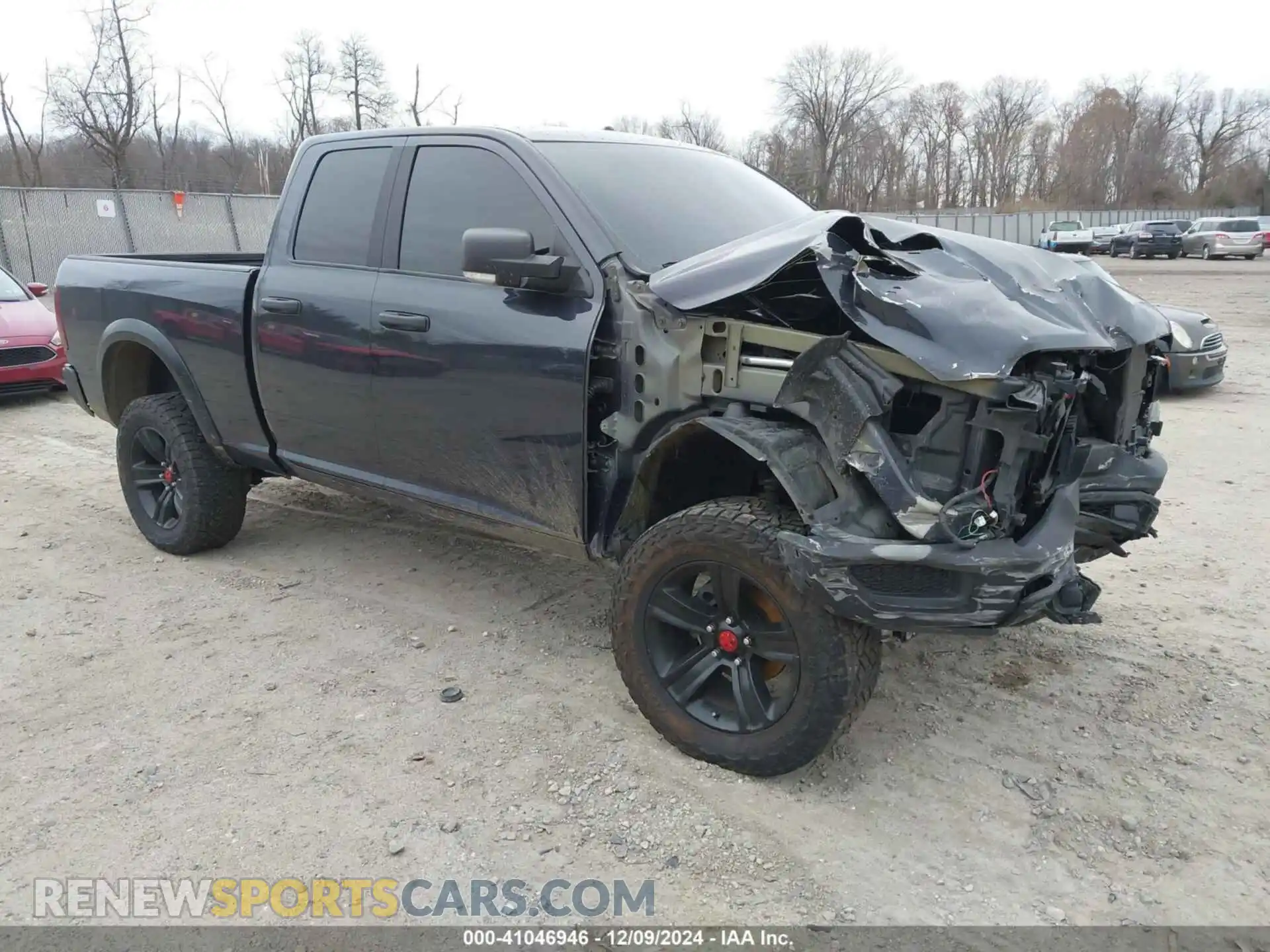 1 Photograph of a damaged car 1C6RR7GTXMS536641 RAM 1500 CLASSIC 2021