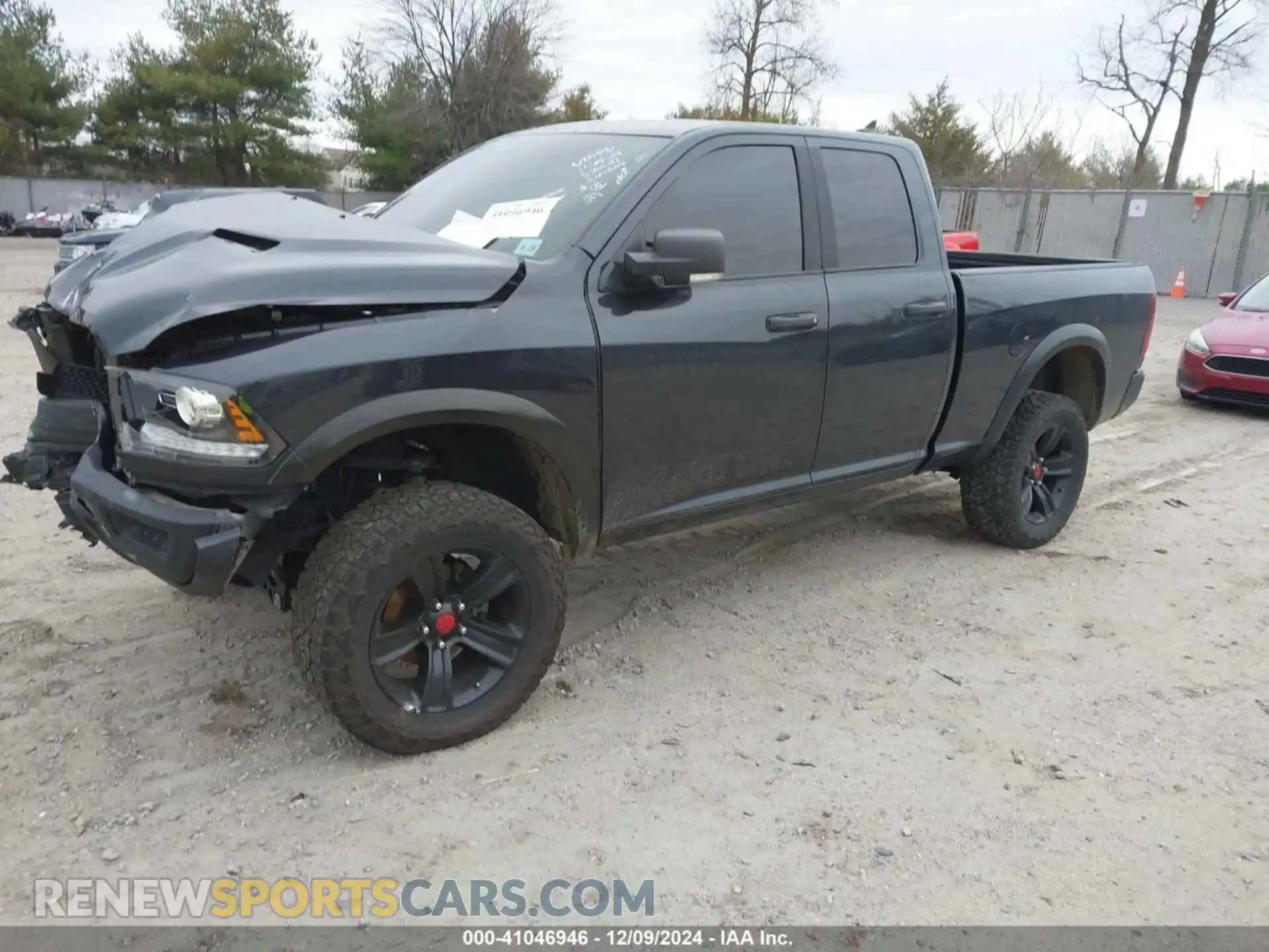 2 Photograph of a damaged car 1C6RR7GTXMS536641 RAM 1500 CLASSIC 2021