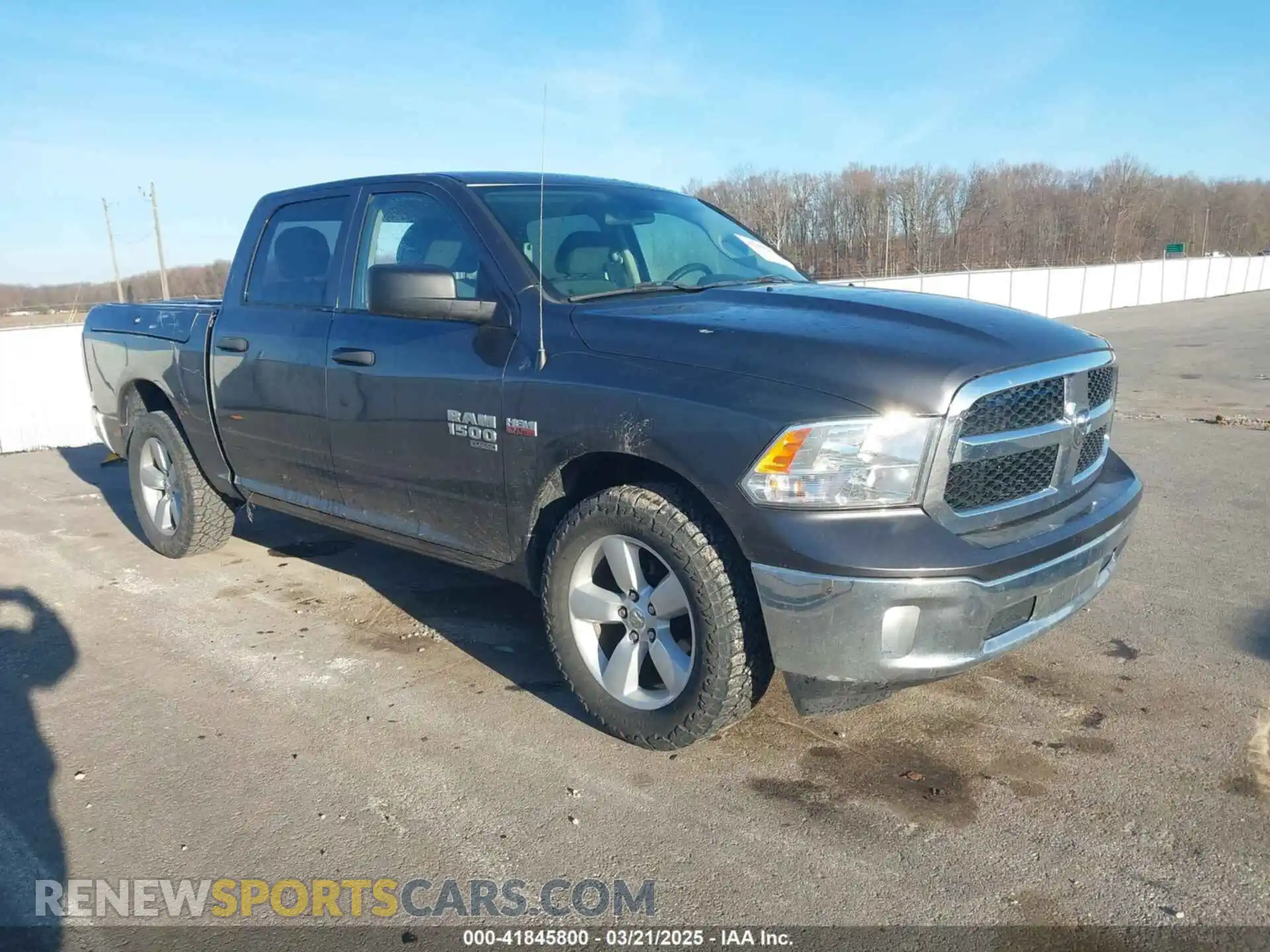 1 Photograph of a damaged car 1C6RR7KT4MS560280 RAM 1500 CLASSIC 2021