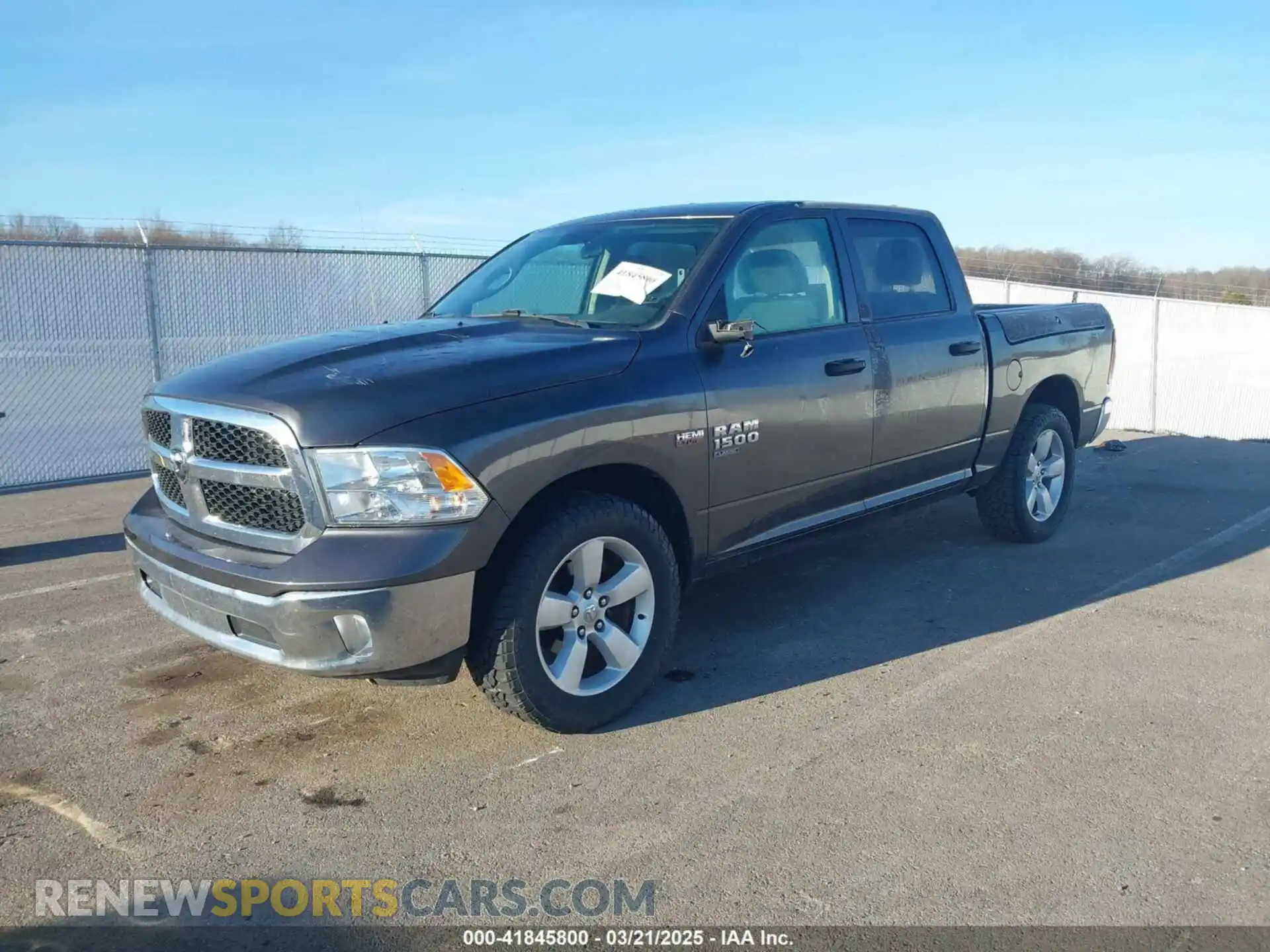 2 Photograph of a damaged car 1C6RR7KT4MS560280 RAM 1500 CLASSIC 2021