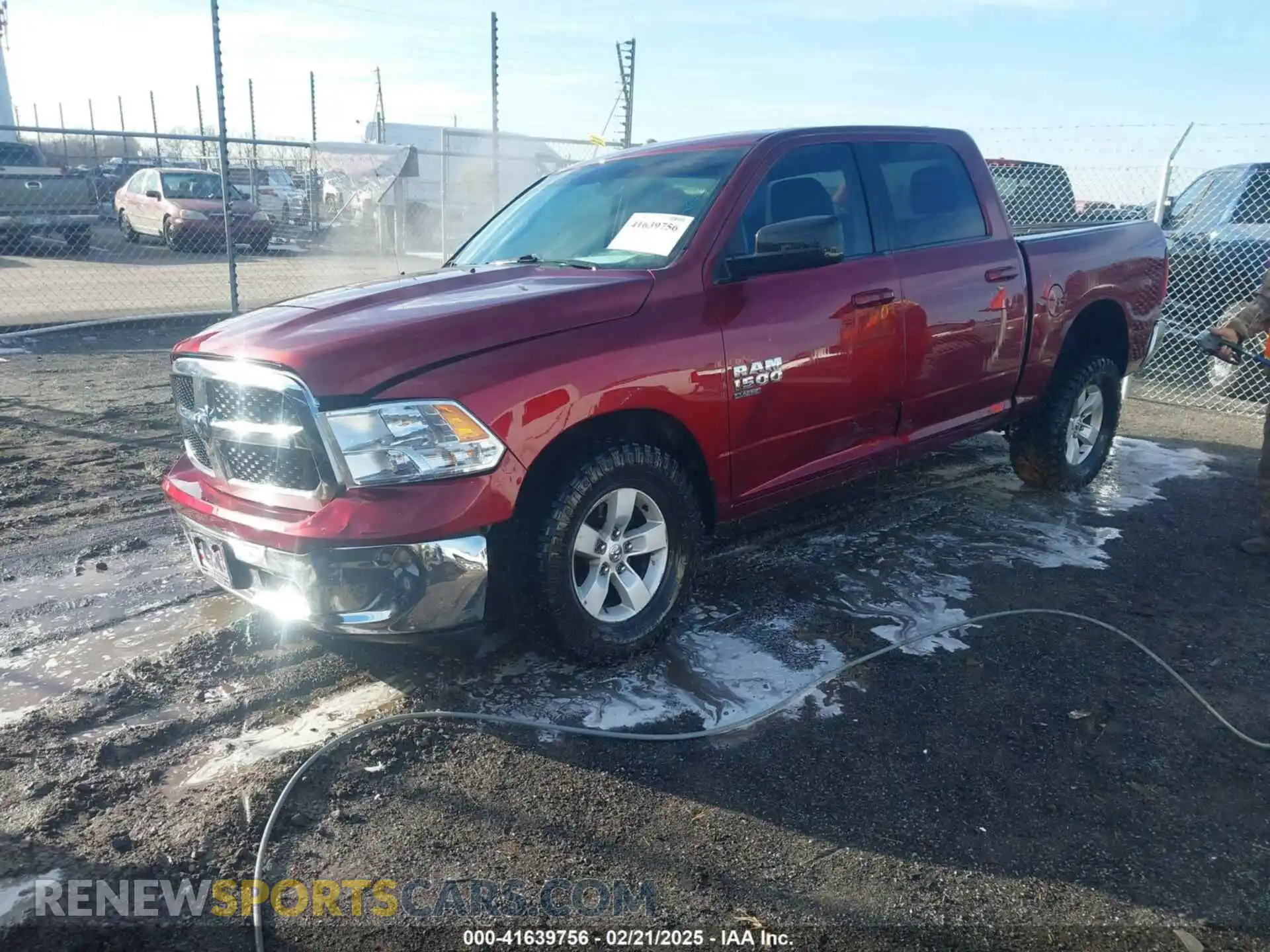 2 Photograph of a damaged car 1C6RR7LG5MS532974 RAM 1500 CLASSIC 2021