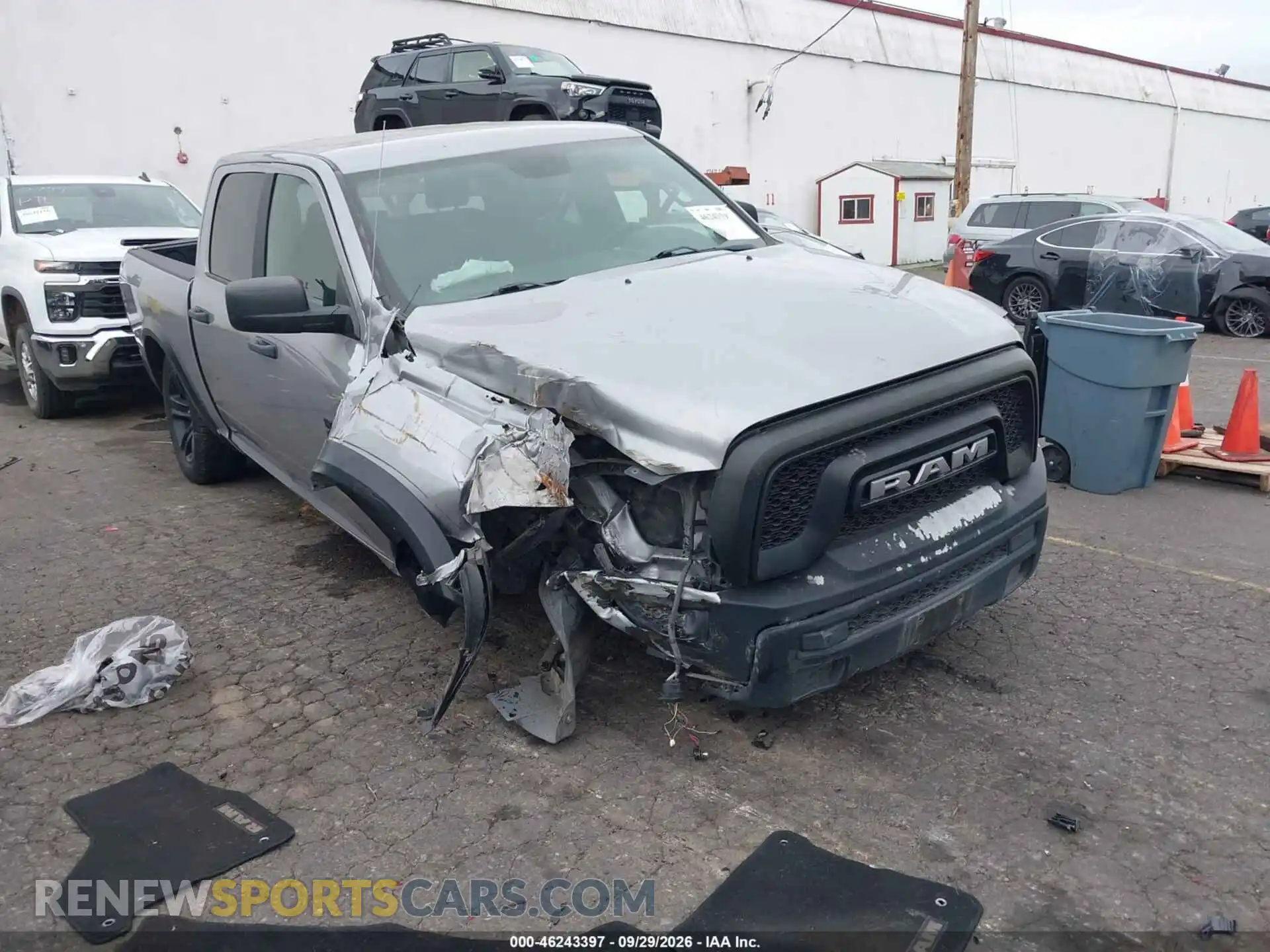 1 Photograph of a damaged car 1C6RR7LT6MS528106 RAM 1500 CLASSIC 2021