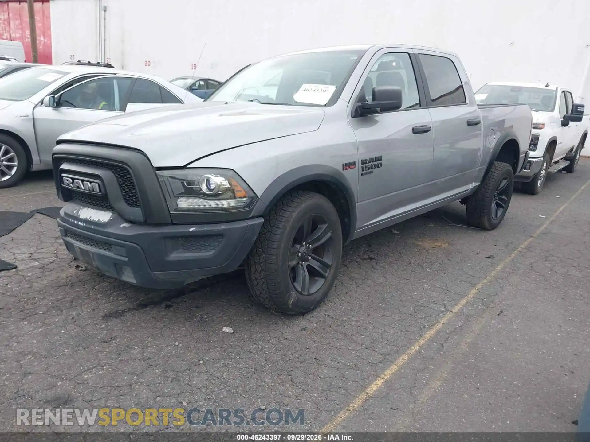 2 Photograph of a damaged car 1C6RR7LT6MS528106 RAM 1500 CLASSIC 2021