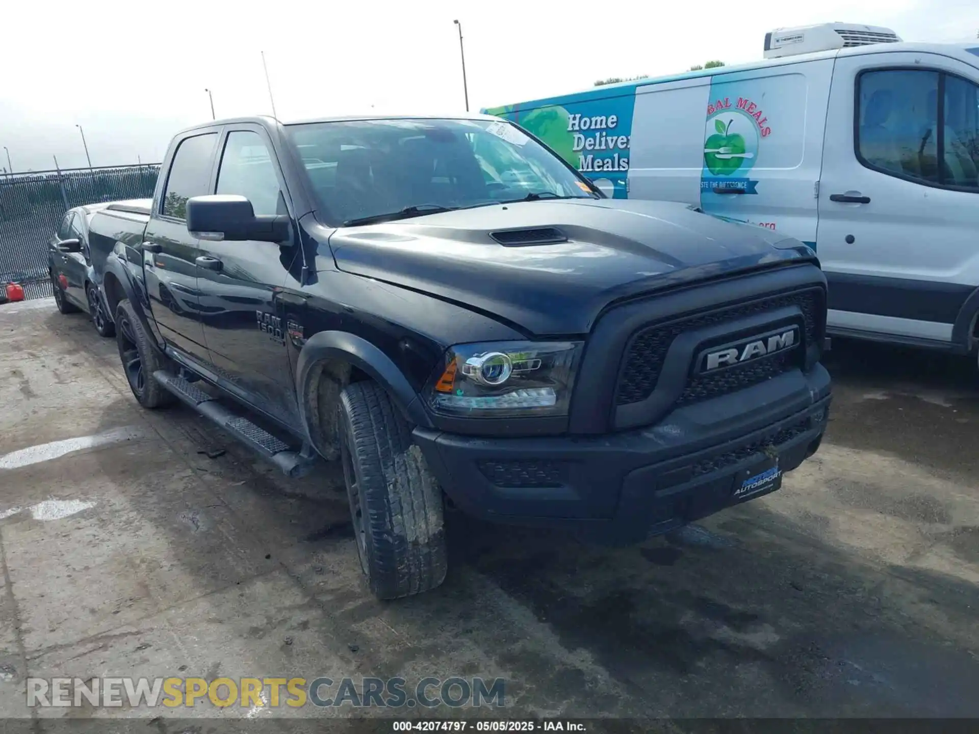 1 Photograph of a damaged car 1C6RR7LT8MS589263 RAM 1500 CLASSIC 2021