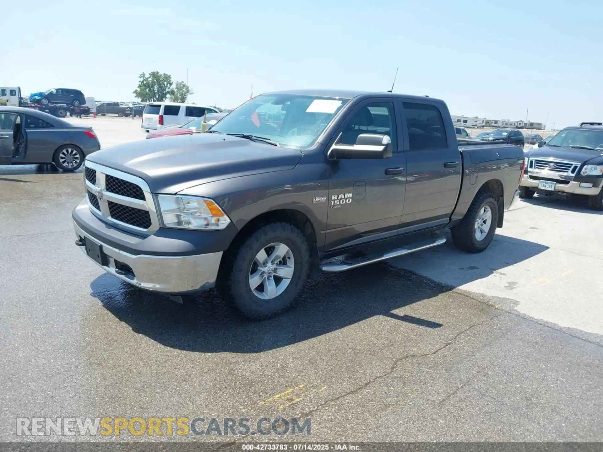 2 Photograph of a damaged car 1C6RR7XT1MS507738 RAM 1500 CLASSIC 2021