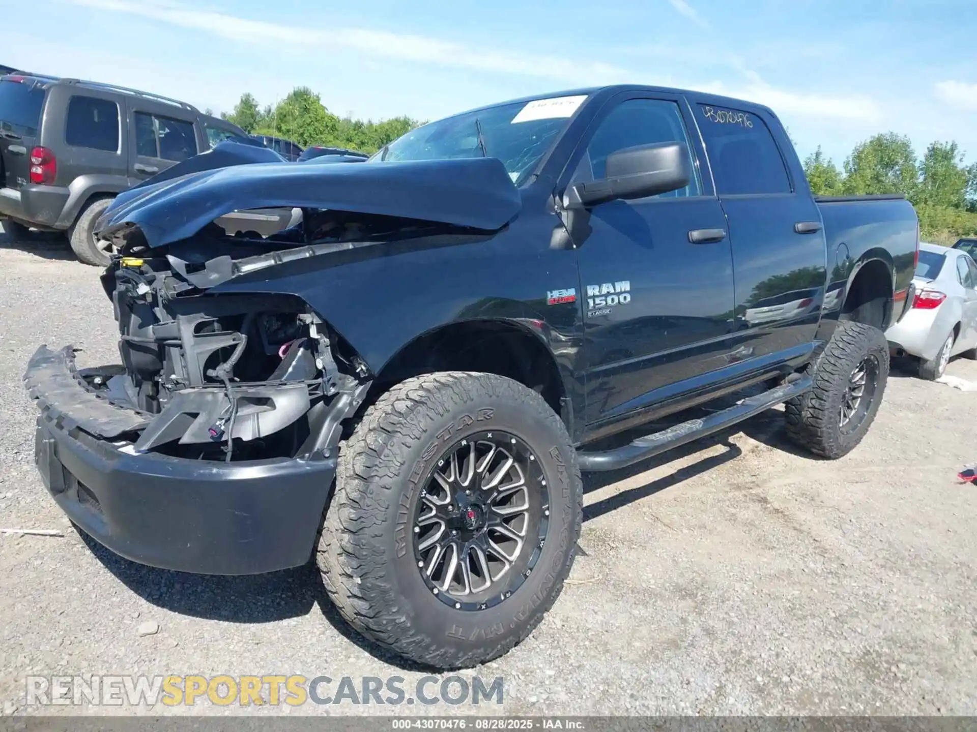 2 Photograph of a damaged car 1C6RR7XT4MS566086 RAM 1500 CLASSIC 2021