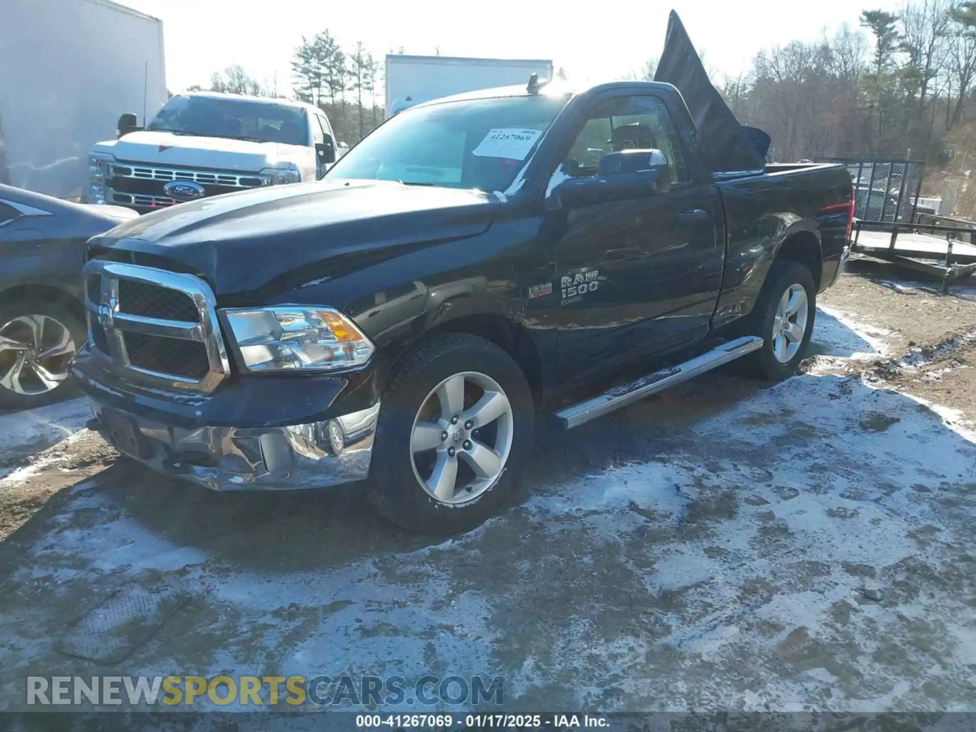 2 Photograph of a damaged car 3C6JR7AT0MG710911 RAM 1500 CLASSIC 2021
