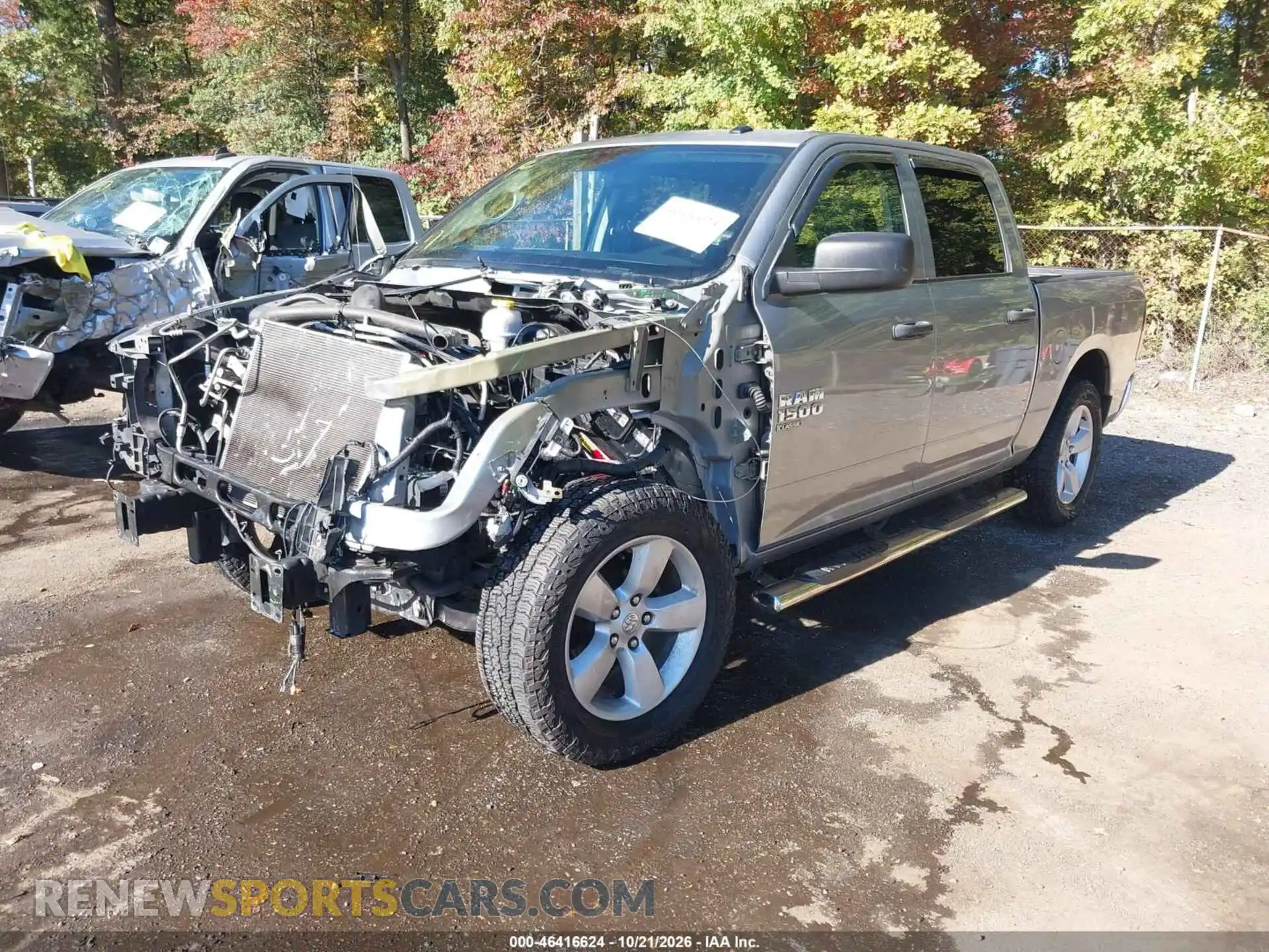 2 Photograph of a damaged car 3C6RR6KT6MG684861 RAM 1500 CLASSIC 2021