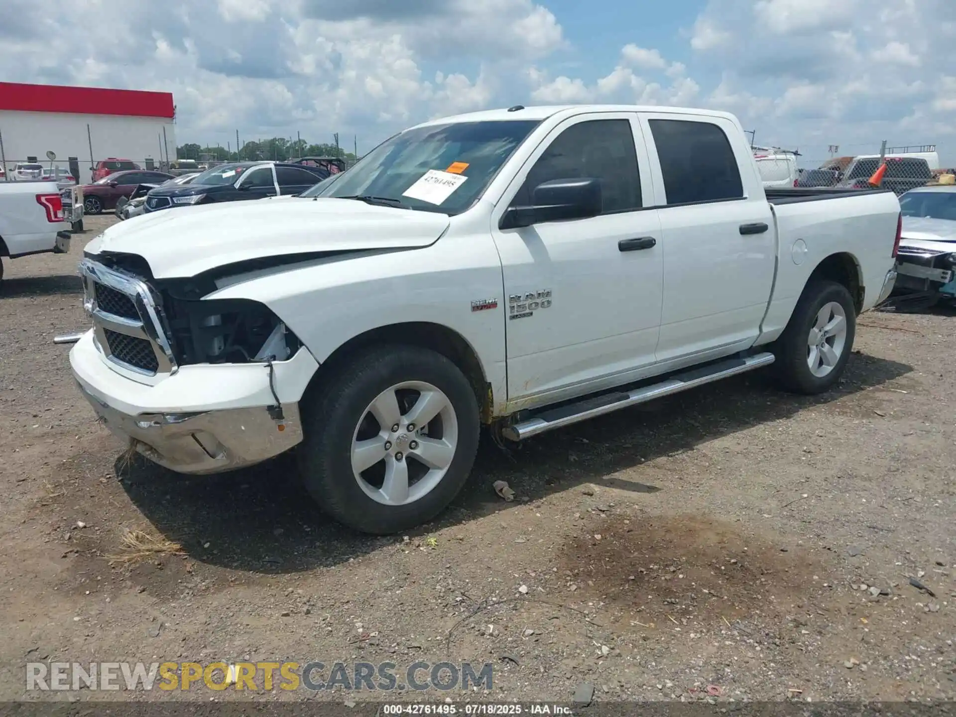 2 Photograph of a damaged car 3C6RR7KTXPG672626 RAM 1500 CLASSIC 2023