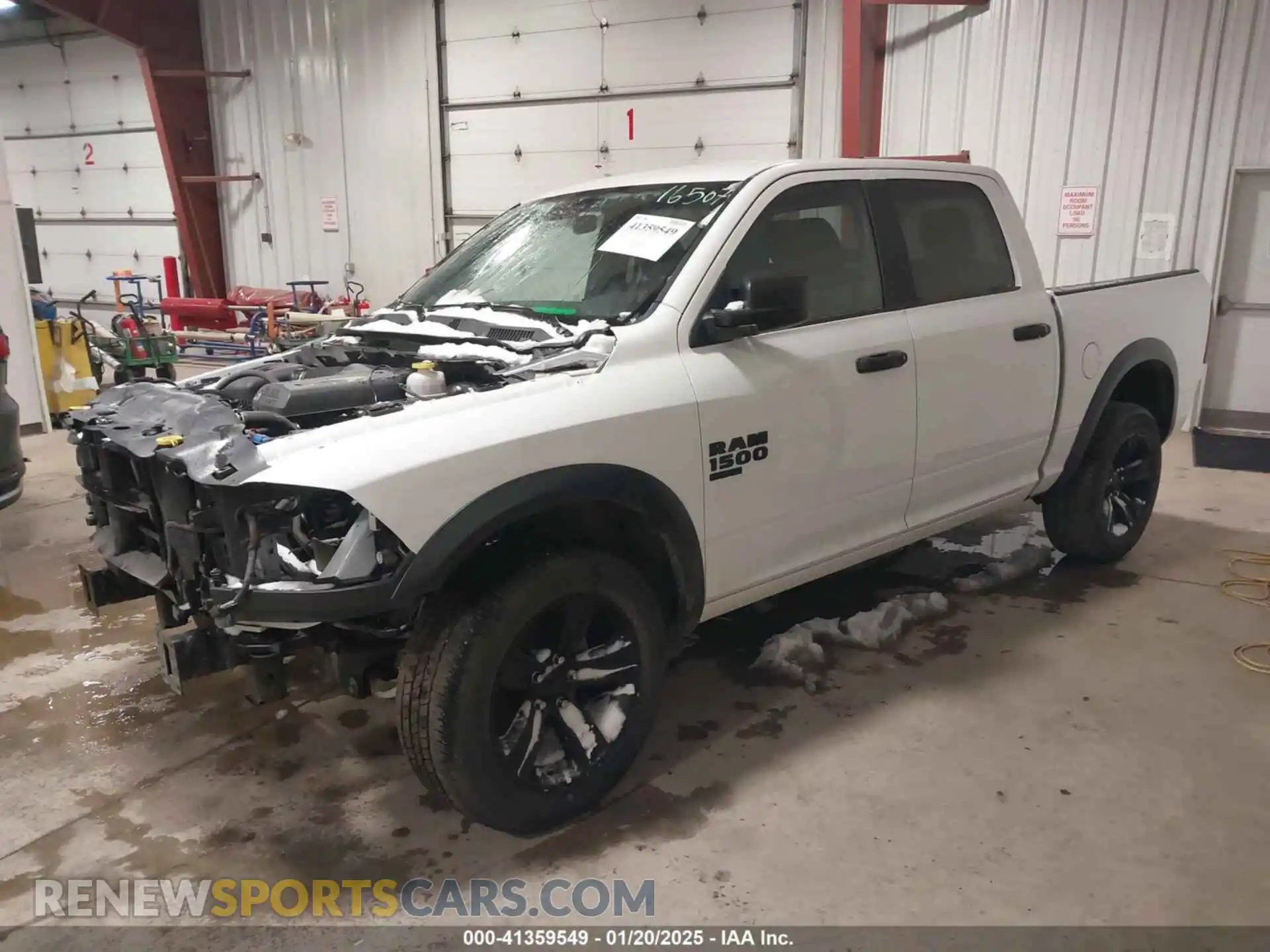 2 Photograph of a damaged car 1C6RR7LG7RS148377 RAM 1500 CLASSIC 2024