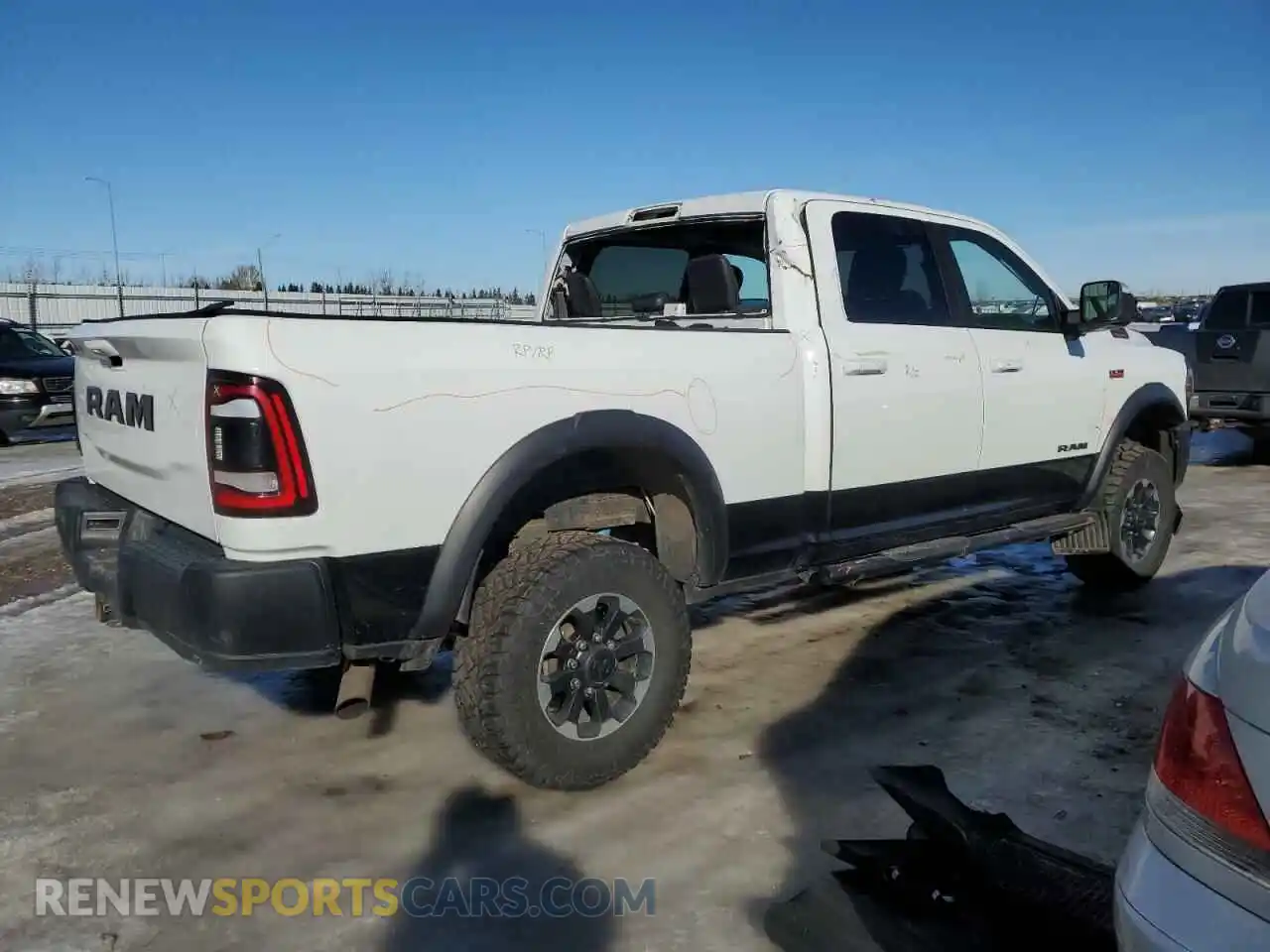 3 Photograph of a damaged car 3C6TR5EJ2KG666784 RAM 2500 2019