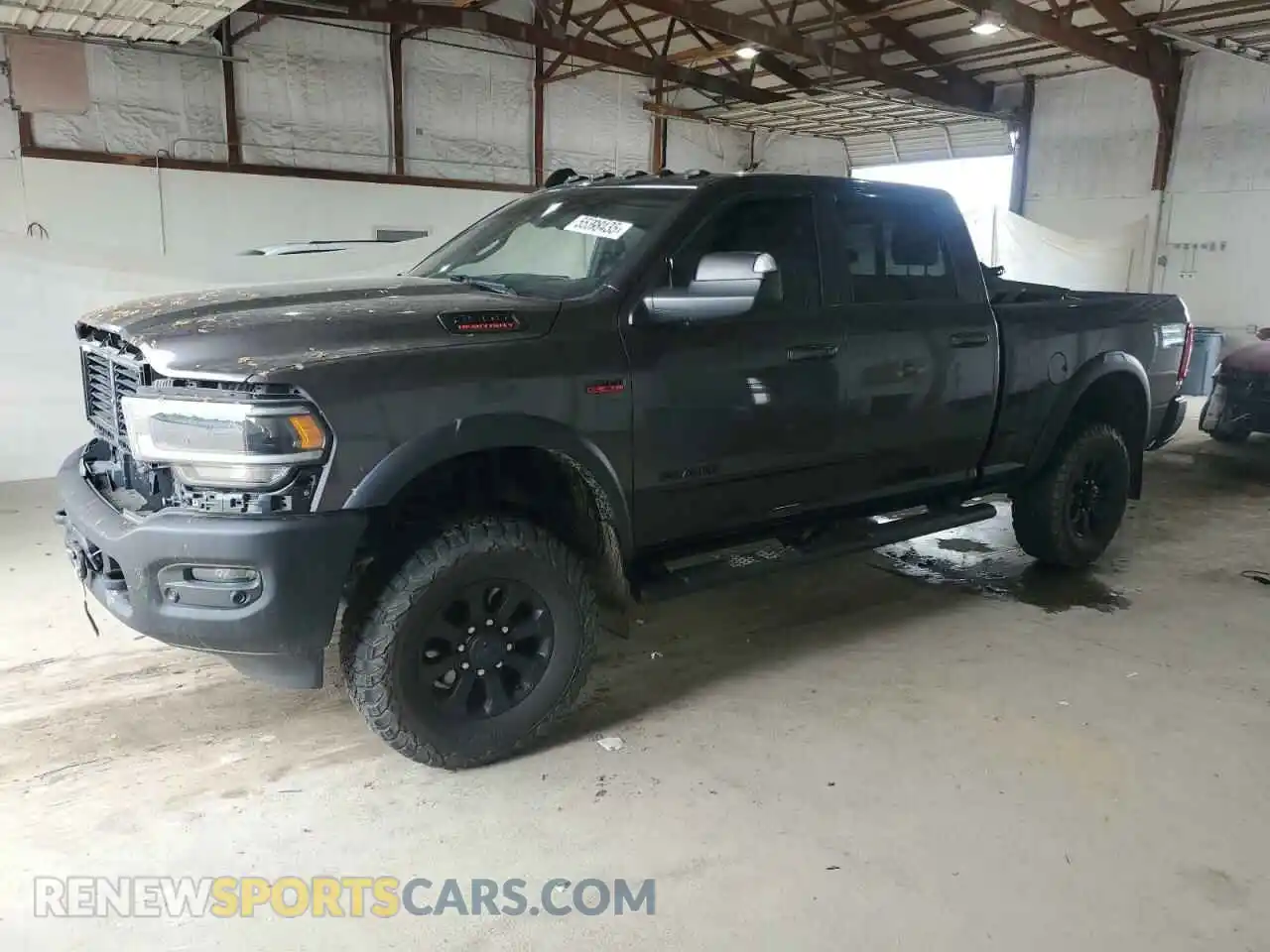 1 Photograph of a damaged car 3C6TR5EJ2KG695430 RAM 2500 2019
