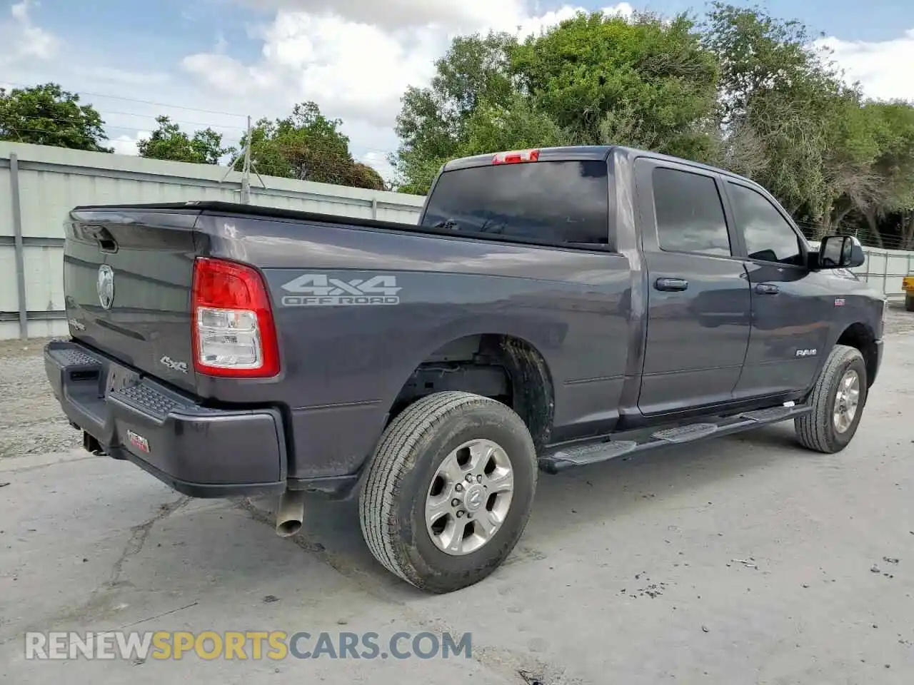 3 Photograph of a damaged car 3C6UR5DJ4KG520621 RAM 2500 2019