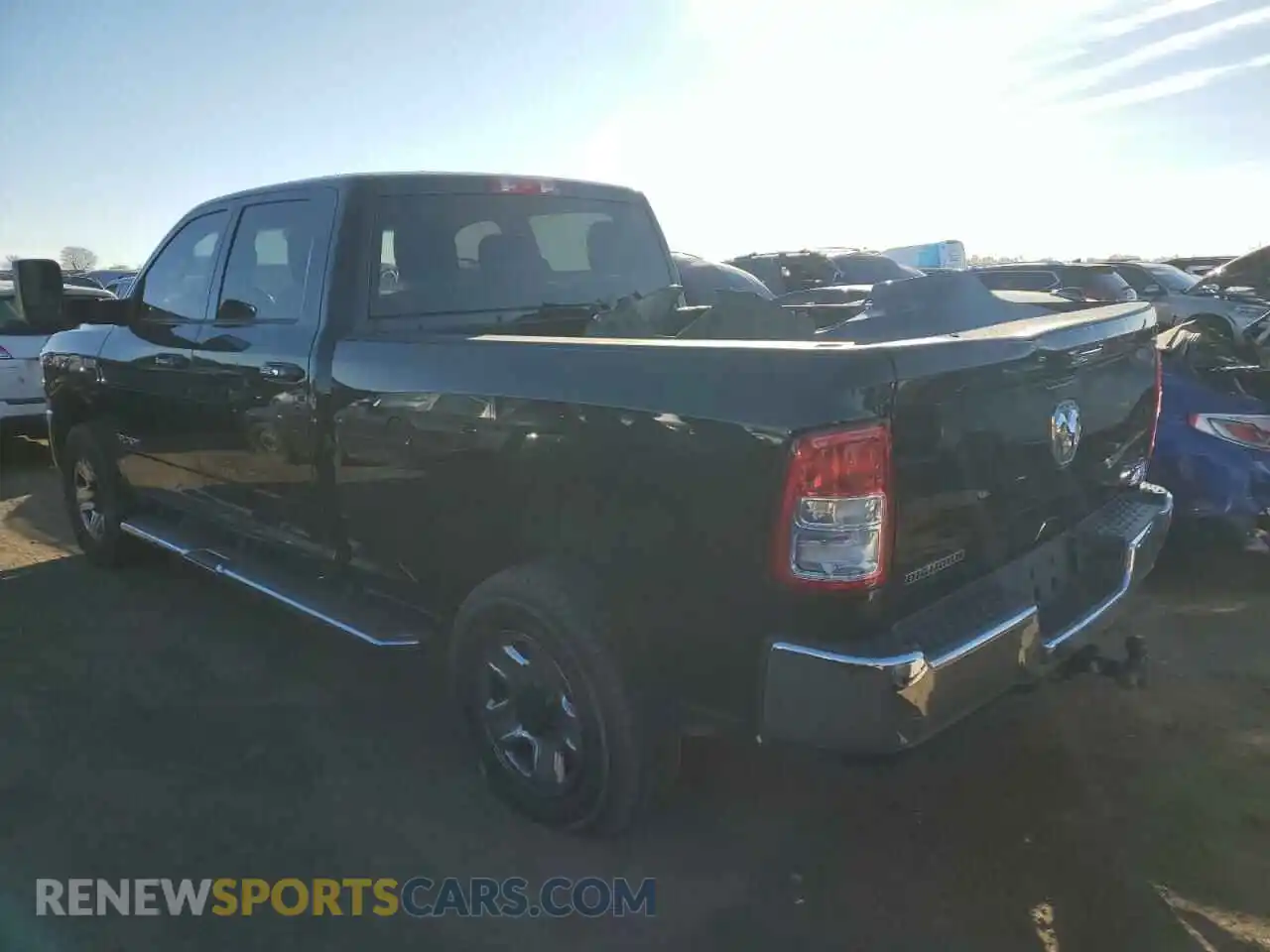 2 Photograph of a damaged car 3C6UR5DJ6KG611129 RAM 2500 2019